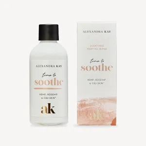 Alexandra Kay Time to Soothe Scent Free Body Oil 100ml