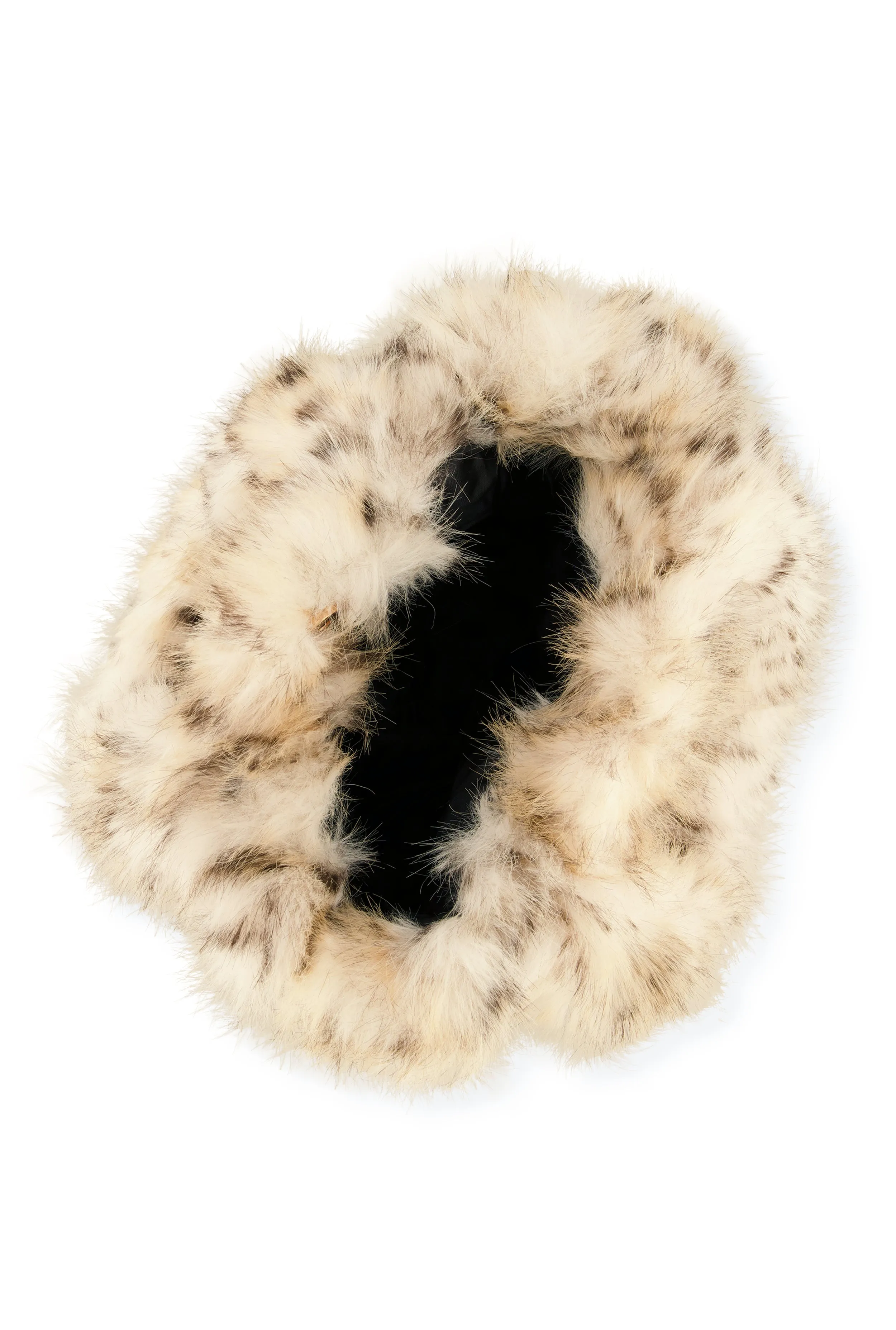 Animal Print Faux Fur Mini Tote Bag