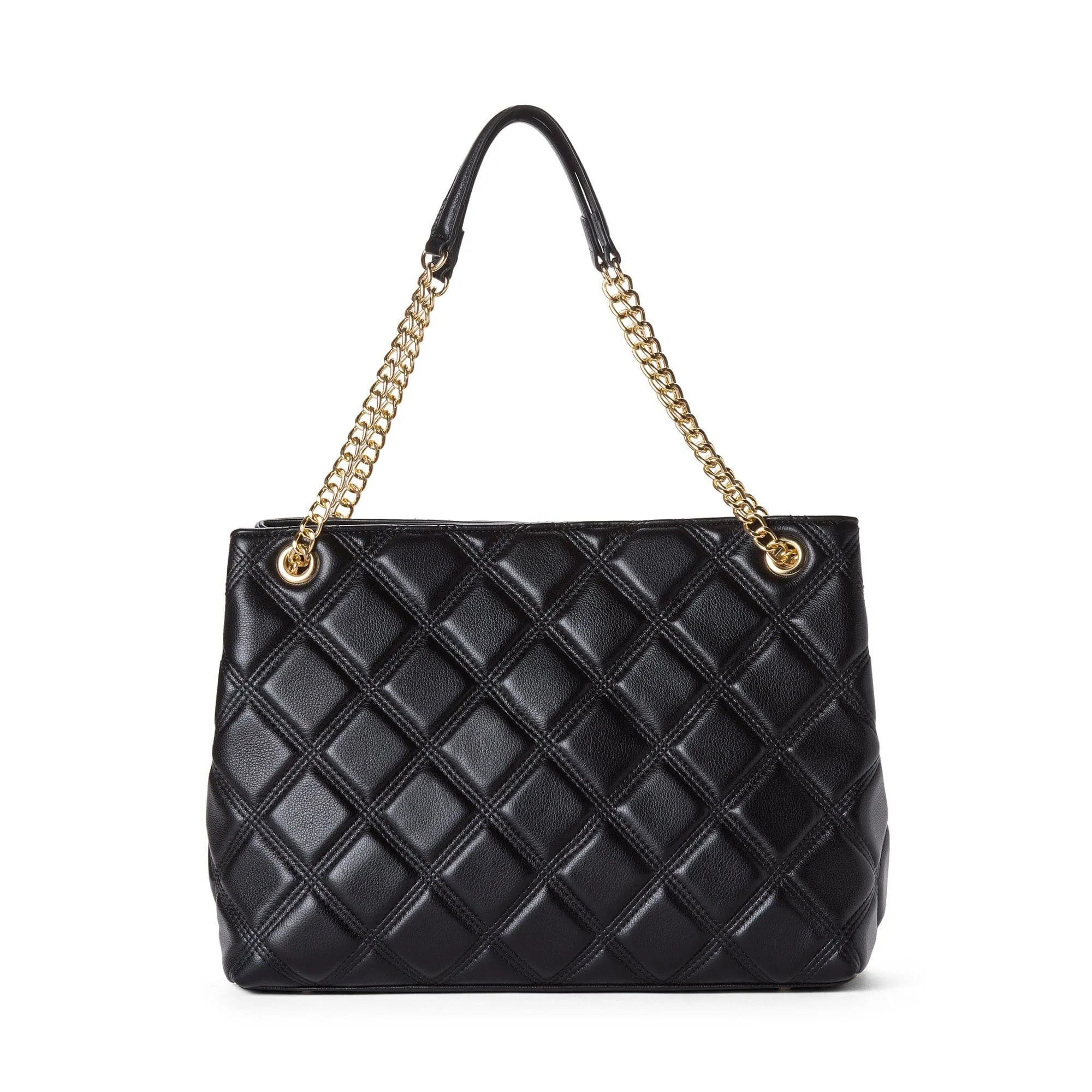 August Vegan Leather Tote Bag | Black
