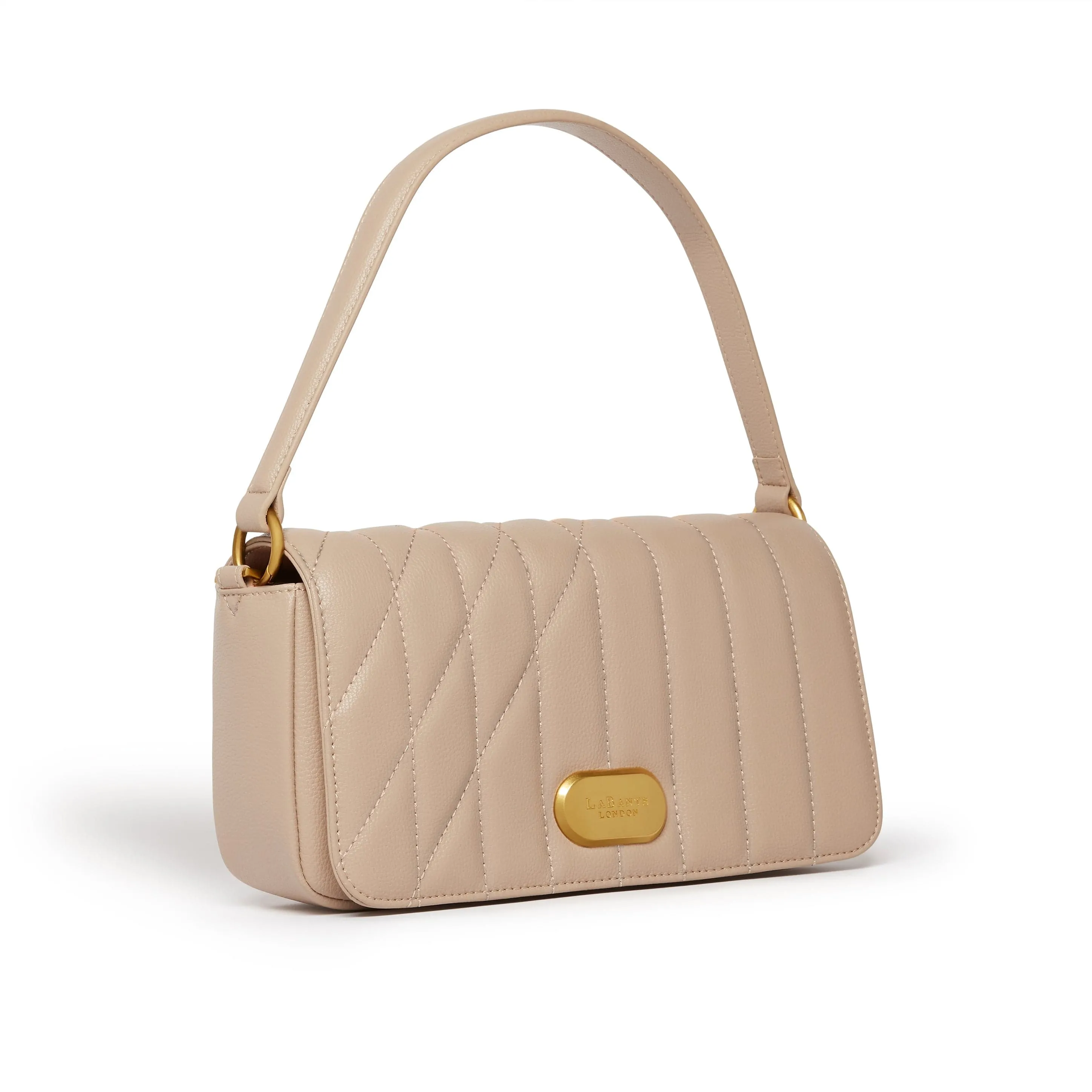 Aurora Vegan Leather Crossbody Bag | Beige