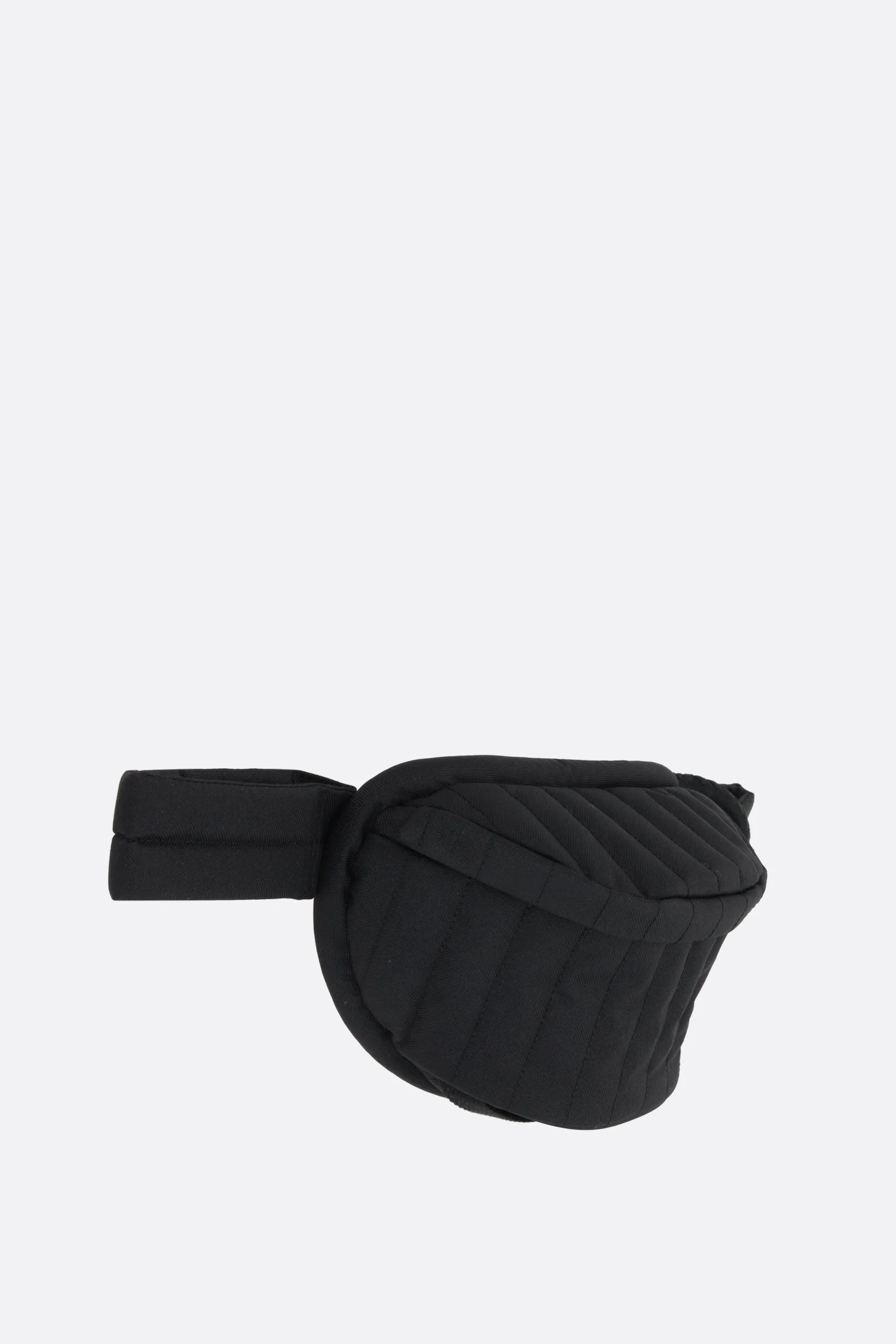 belt bag in quilted nylon