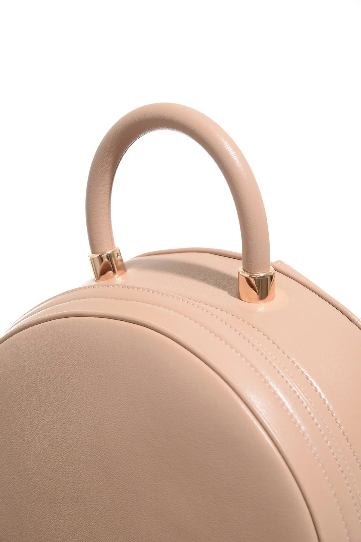 Billie Backpack in Nude Nappa Leather