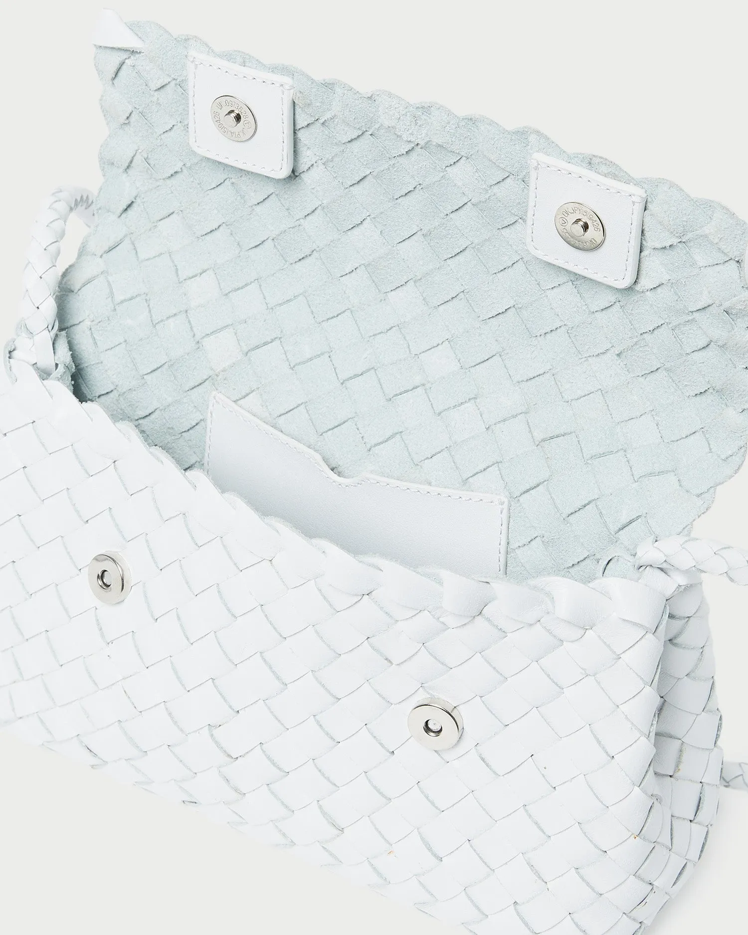 Billie White Leather Shoulder Bag