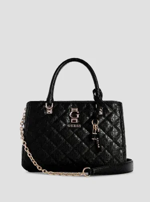 Black Bessey Luxury Satchel Bag