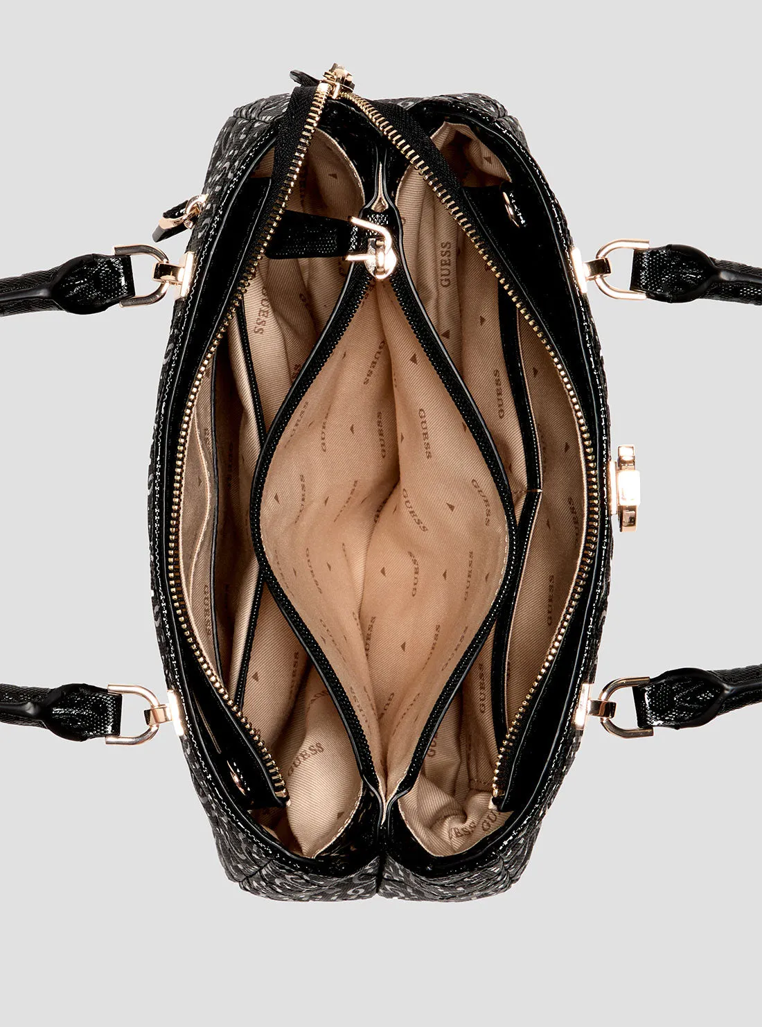 Black Bessey Luxury Satchel Bag