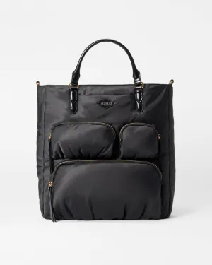 Black Large Chelsea Top Handle Tote