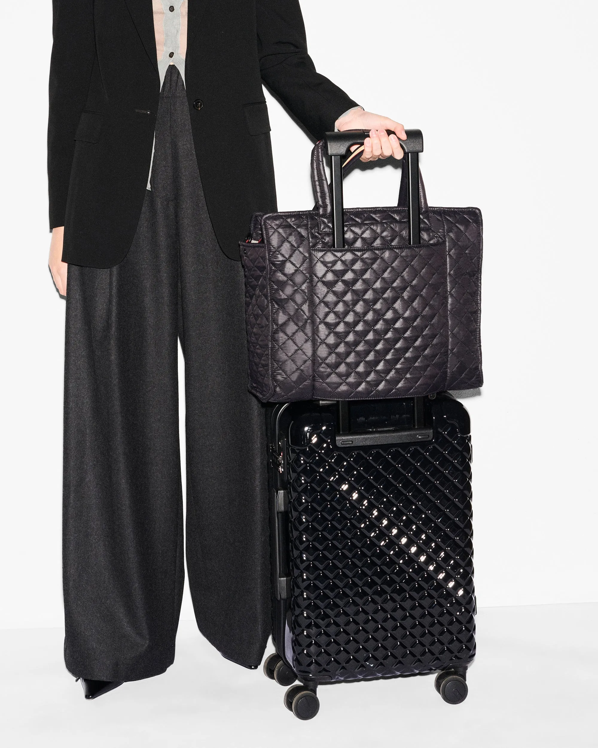 Black Large Metro Box Tote II