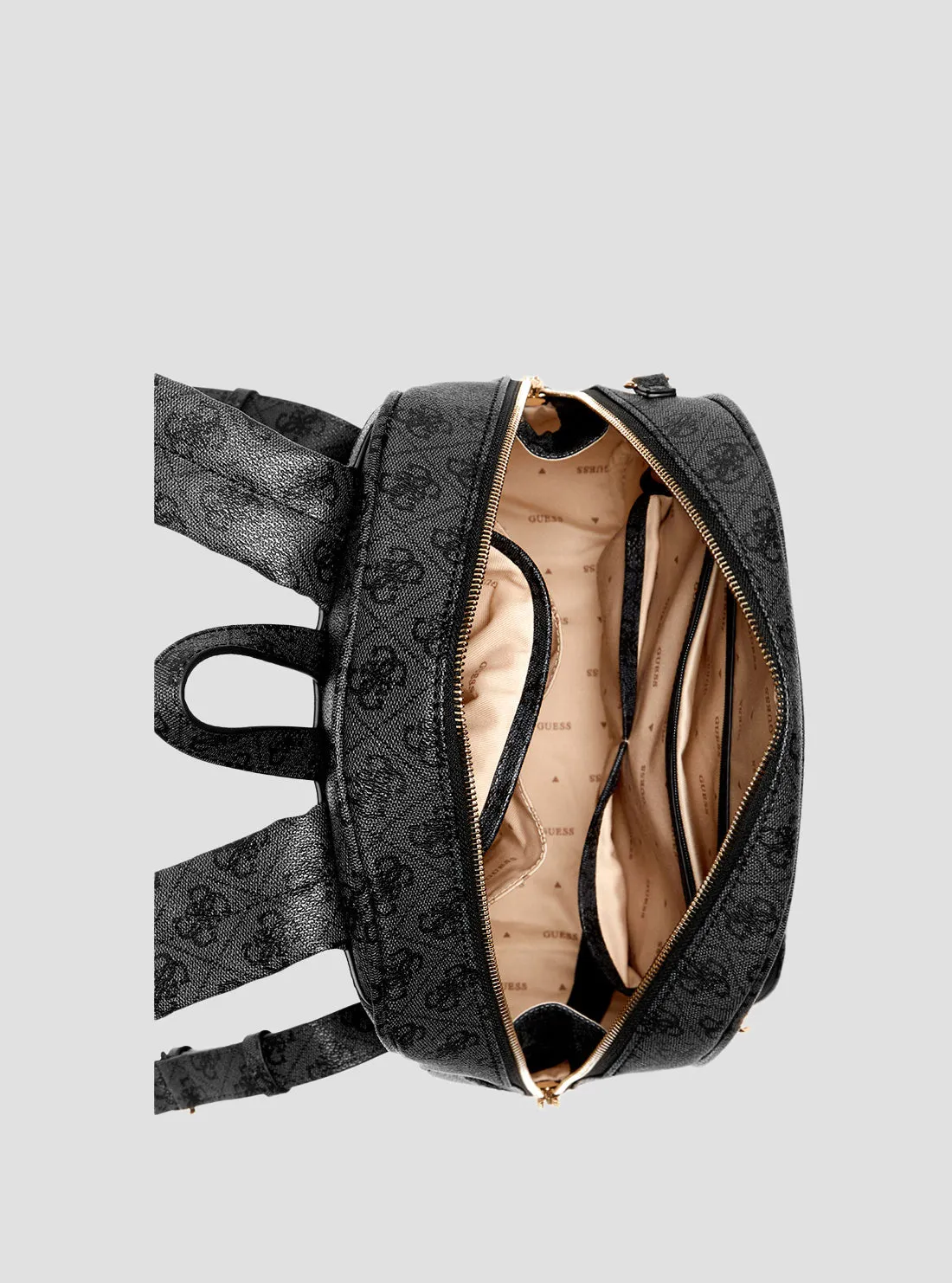 Black Logo Power Play Large Backpack