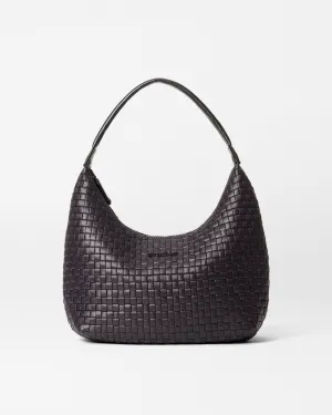 Black Medium Woven Shoulder