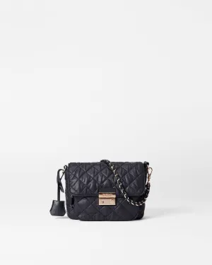 Black Small Crosby Lock Crossbody