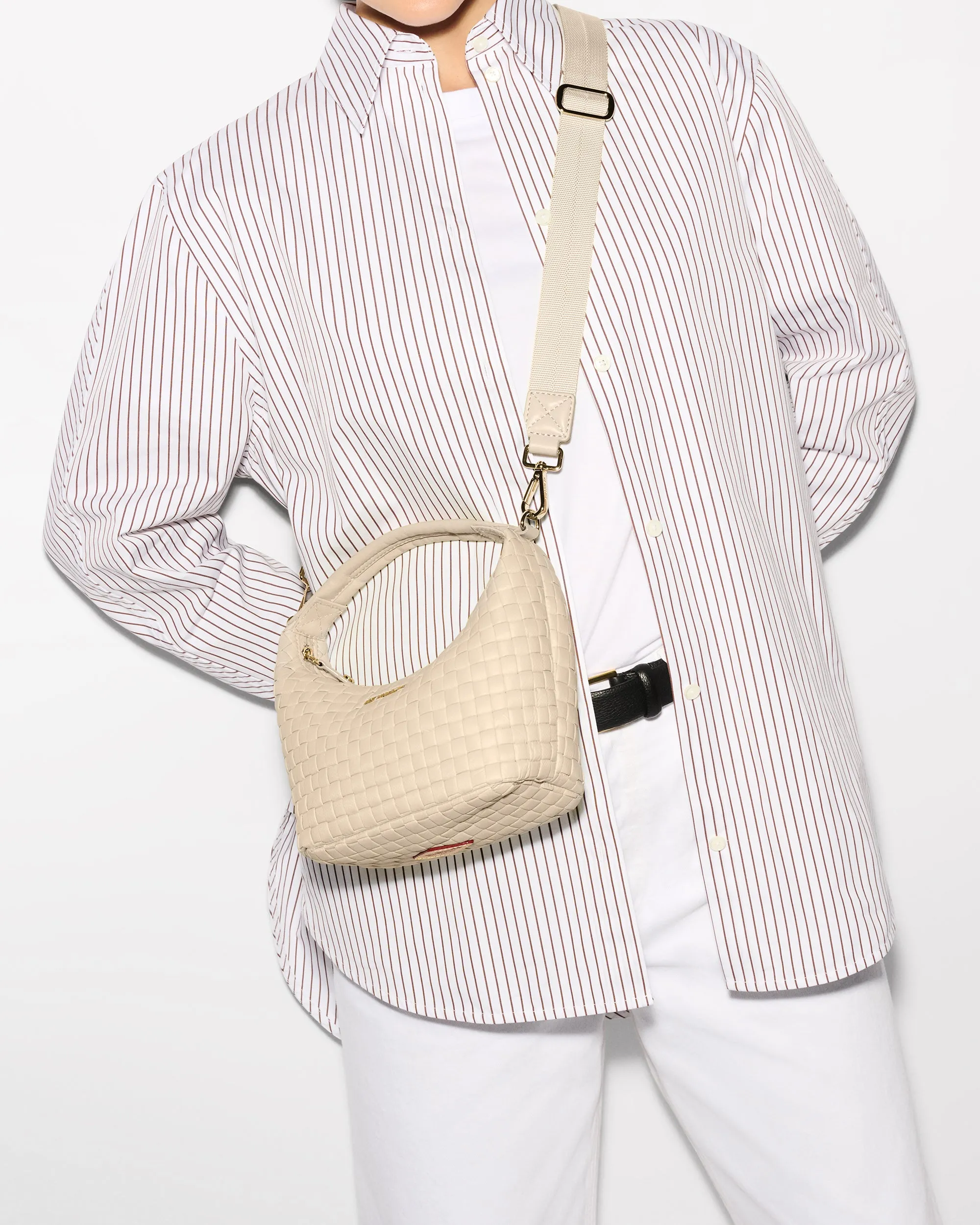 Buff Mini Woven Hobo