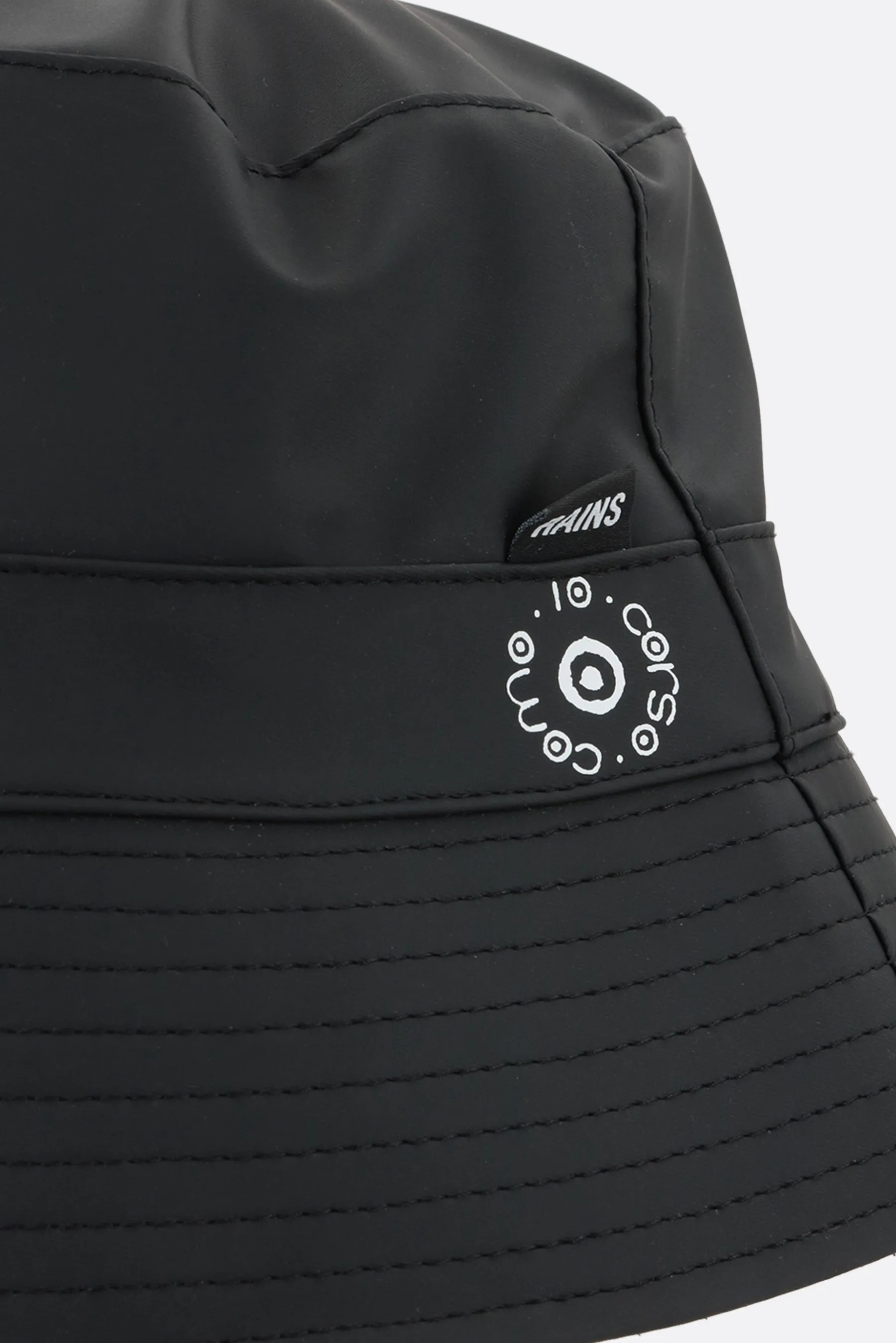 coated nylon bucket hat