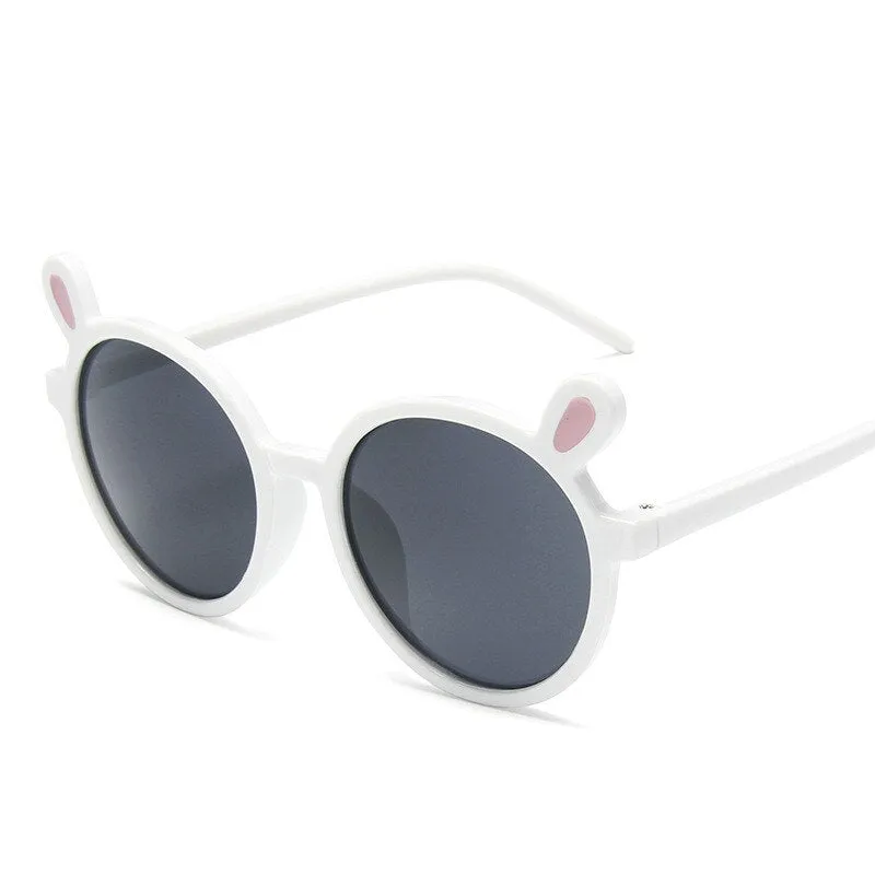 Cute Ear Sunglasses Round Frame