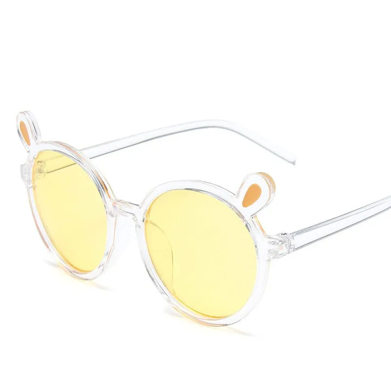 Cute Ear Sunglasses Round Frame