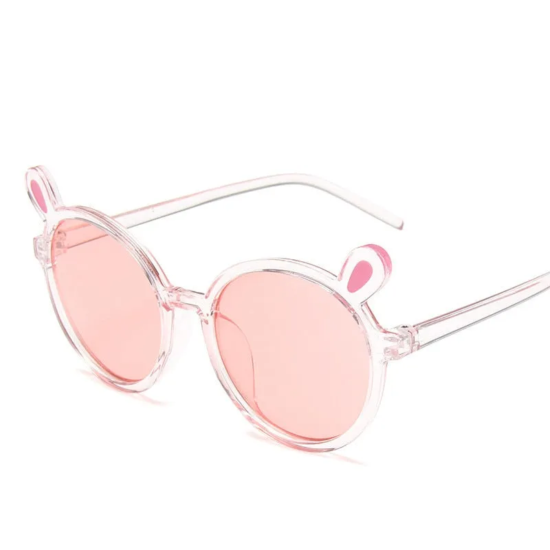 Cute Ear Sunglasses Round Frame