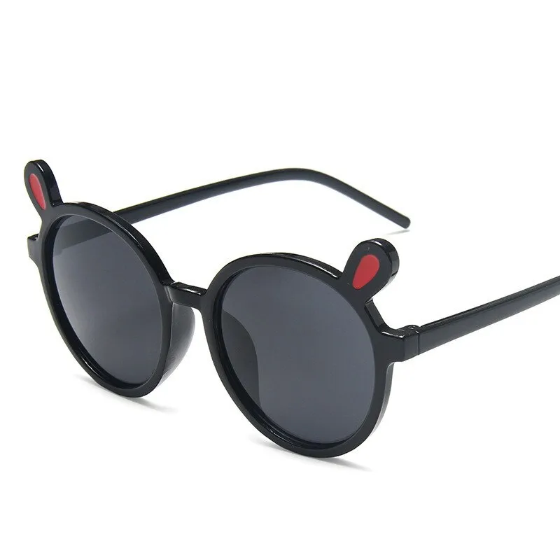 Cute Ear Sunglasses Round Frame