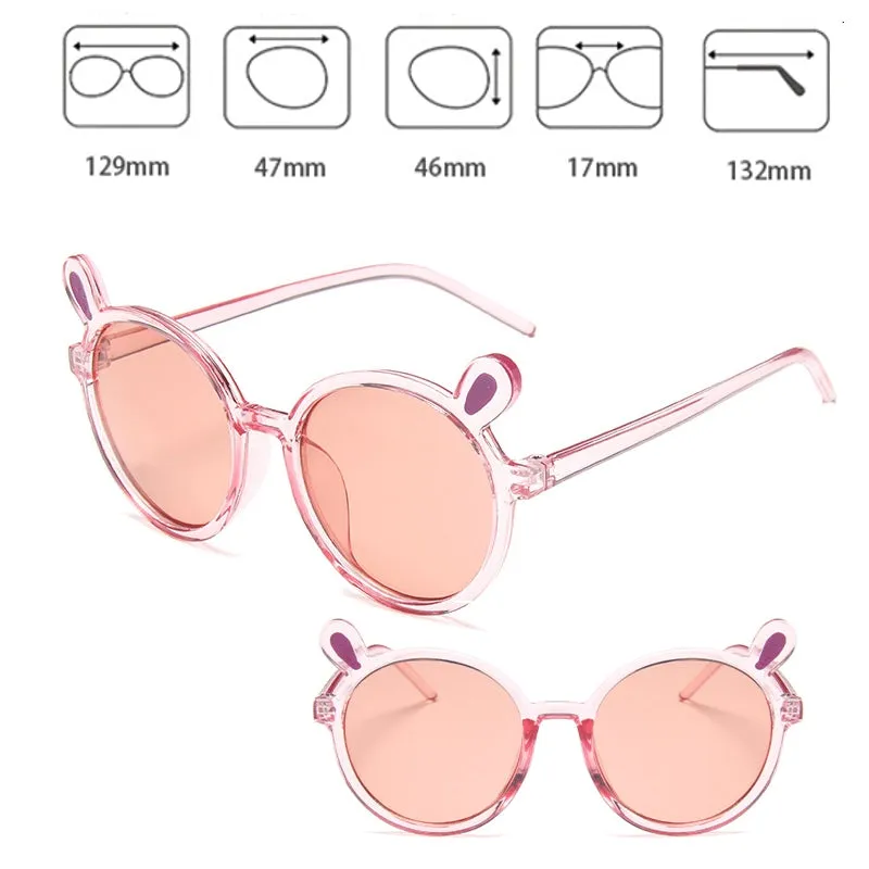 Cute Ear Sunglasses Round Frame