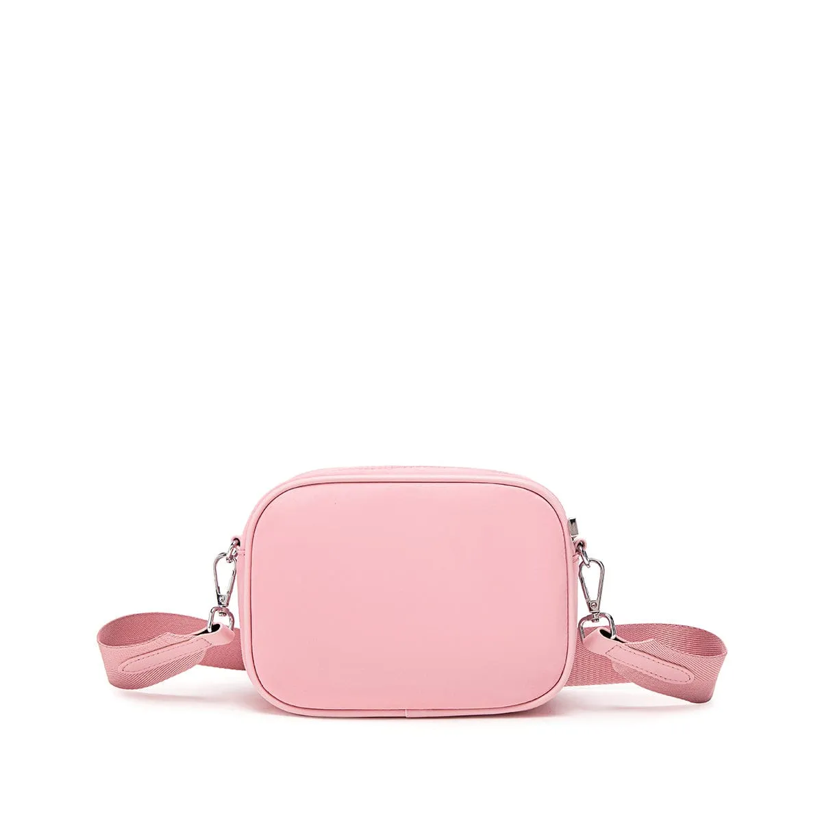 Daisy Nylon Vegan Crossbody | Light Pink