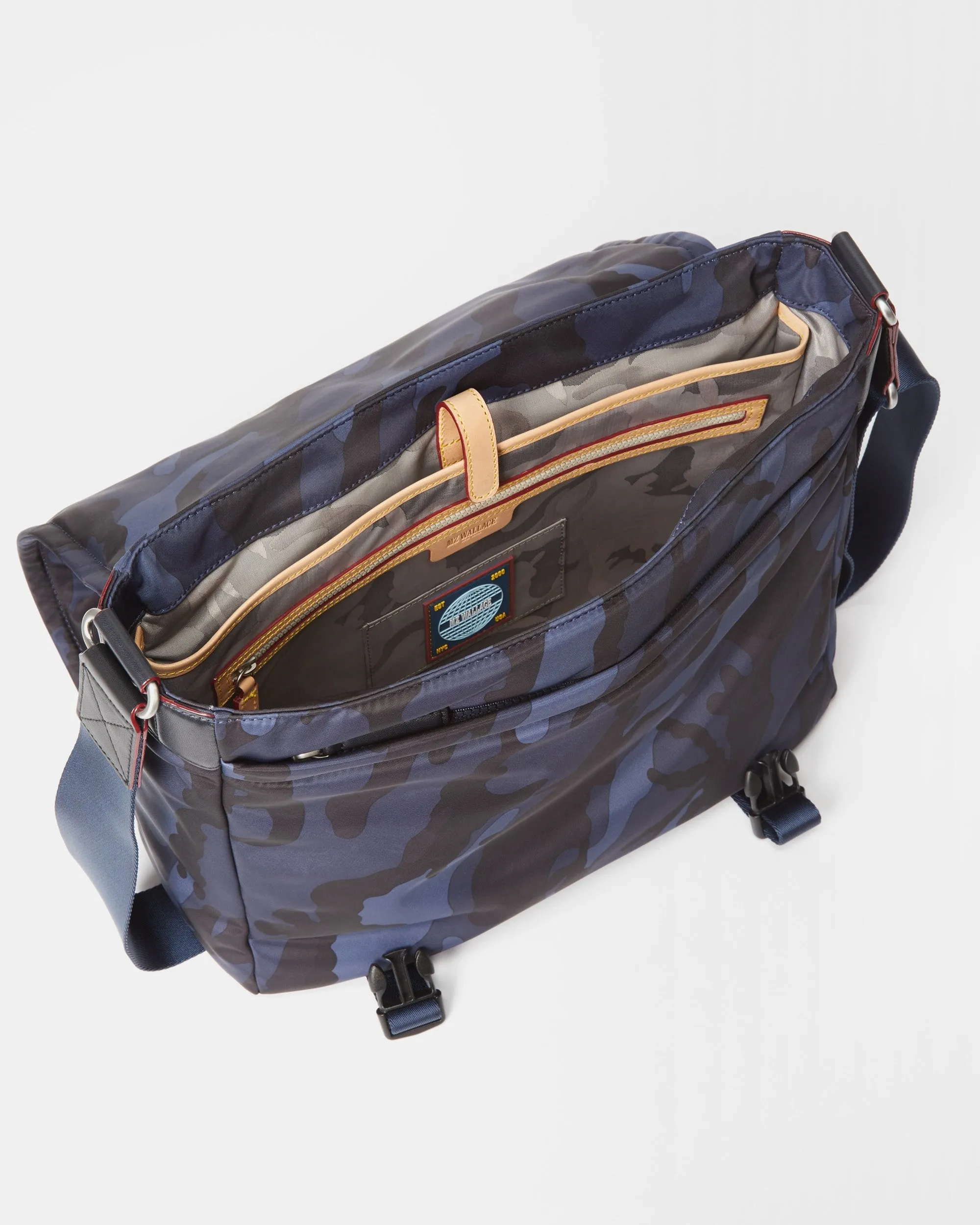 Dark Blue Camo Bedford Air Bleecker Messenger