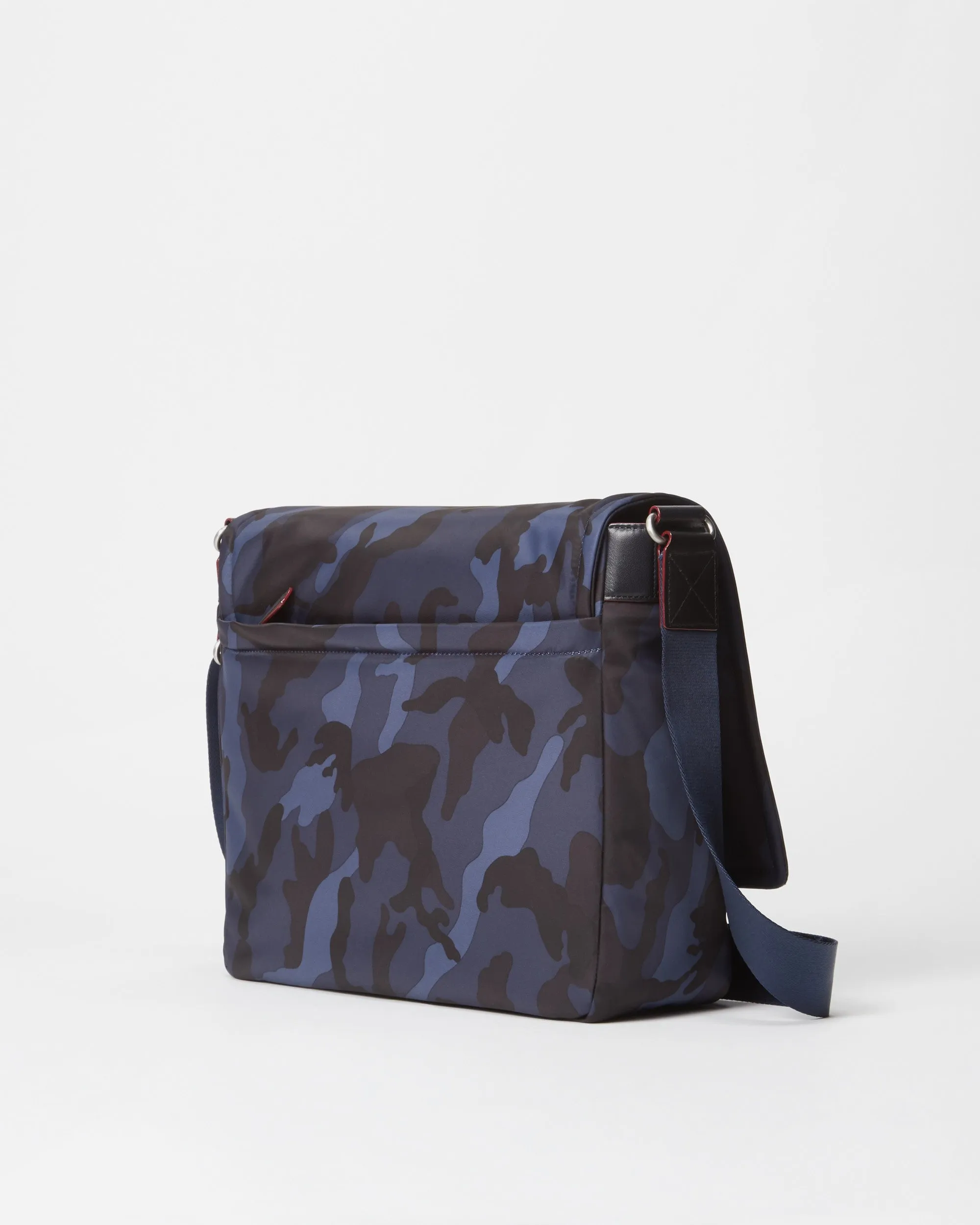 Dark Blue Camo Bedford Air Bleecker Messenger