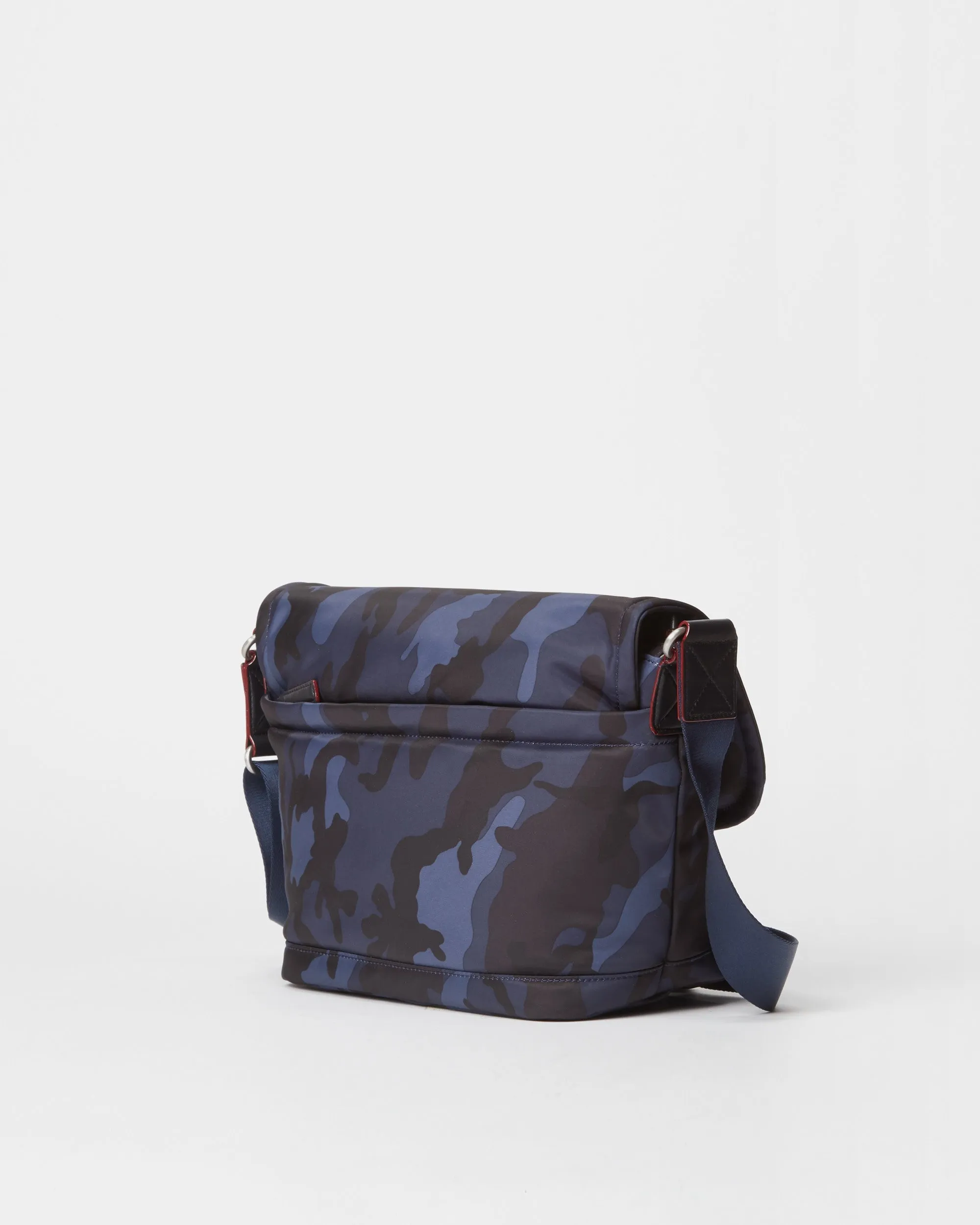 Dark Blue Camo Bedford Air Bleecker Small Messenger