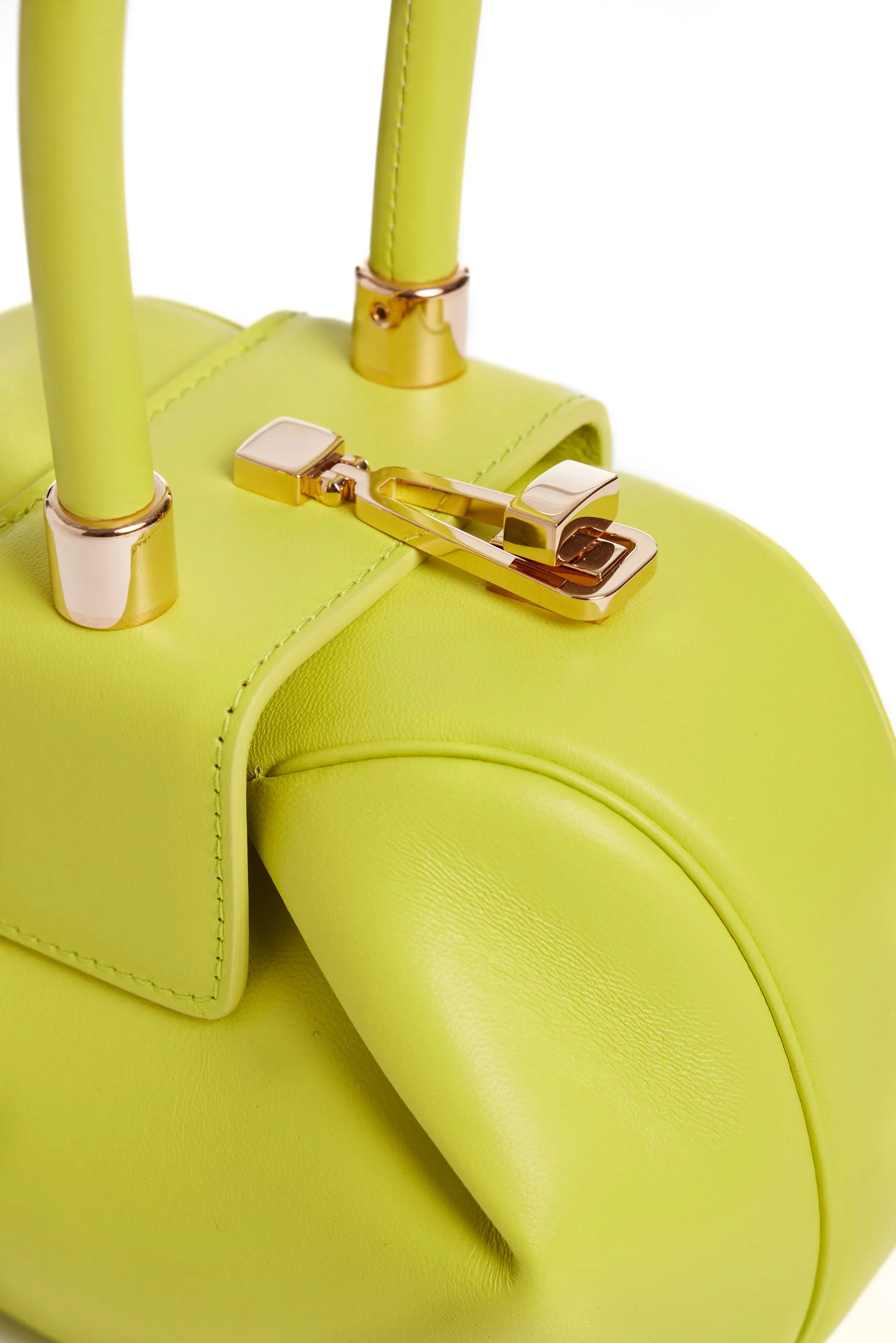 Demi Bag in Lime Adamite Nappa Leather