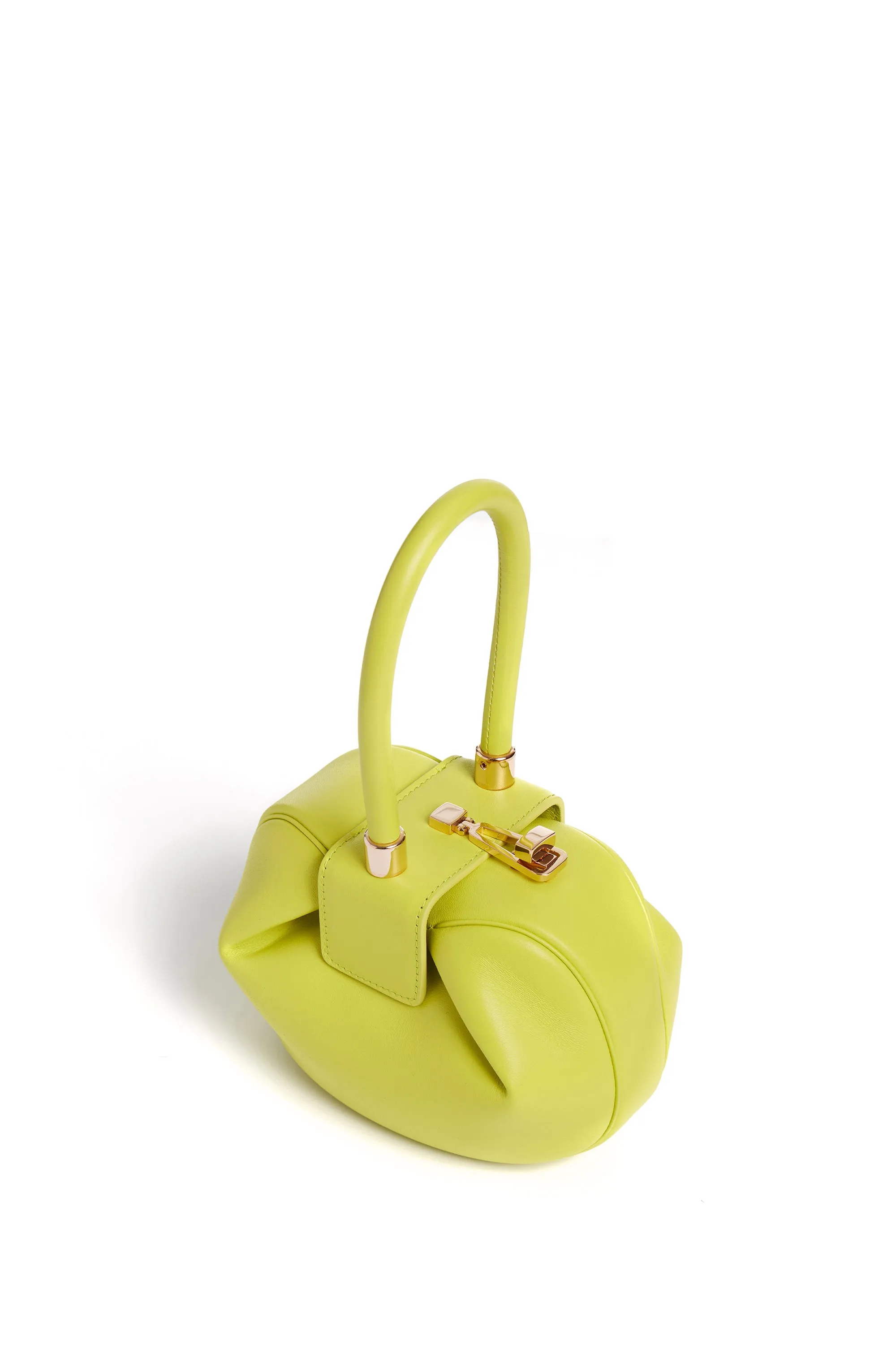 Demi Bag in Lime Adamite Nappa Leather