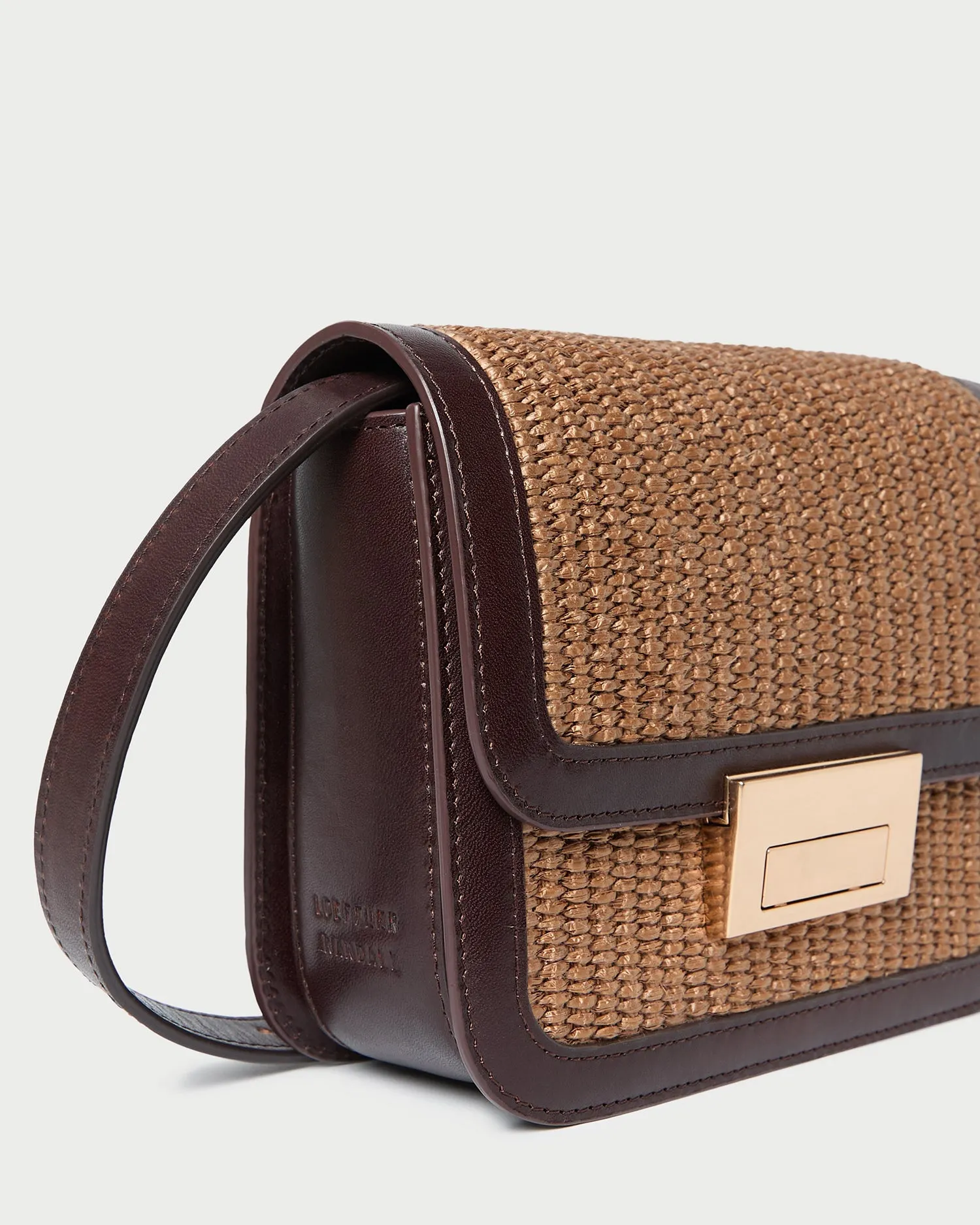Desi Brown/Espresso Crochet Crossbody