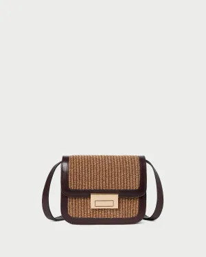 Desi Brown/Espresso Crochet Crossbody
