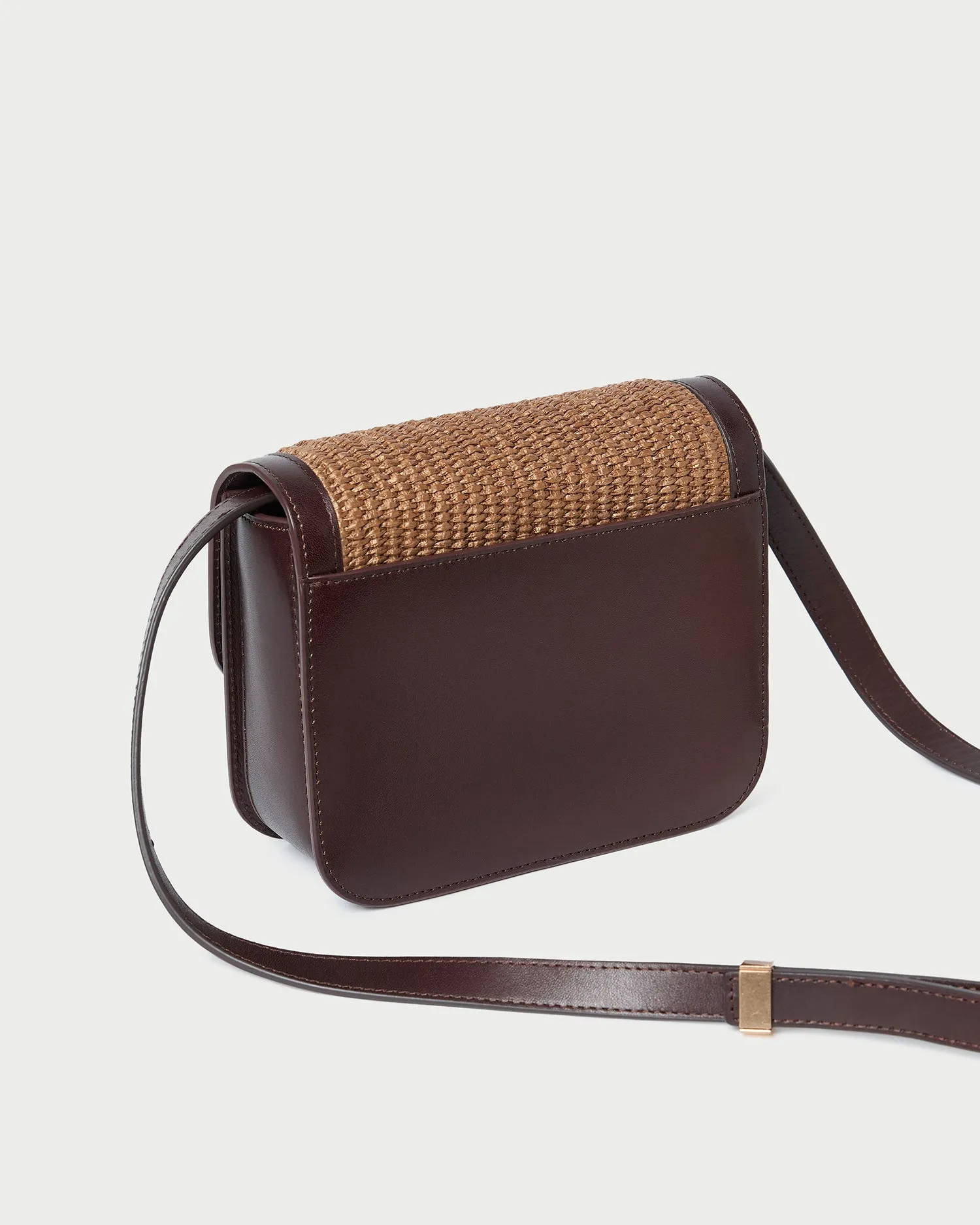 Desi Brown/Espresso Crochet Crossbody