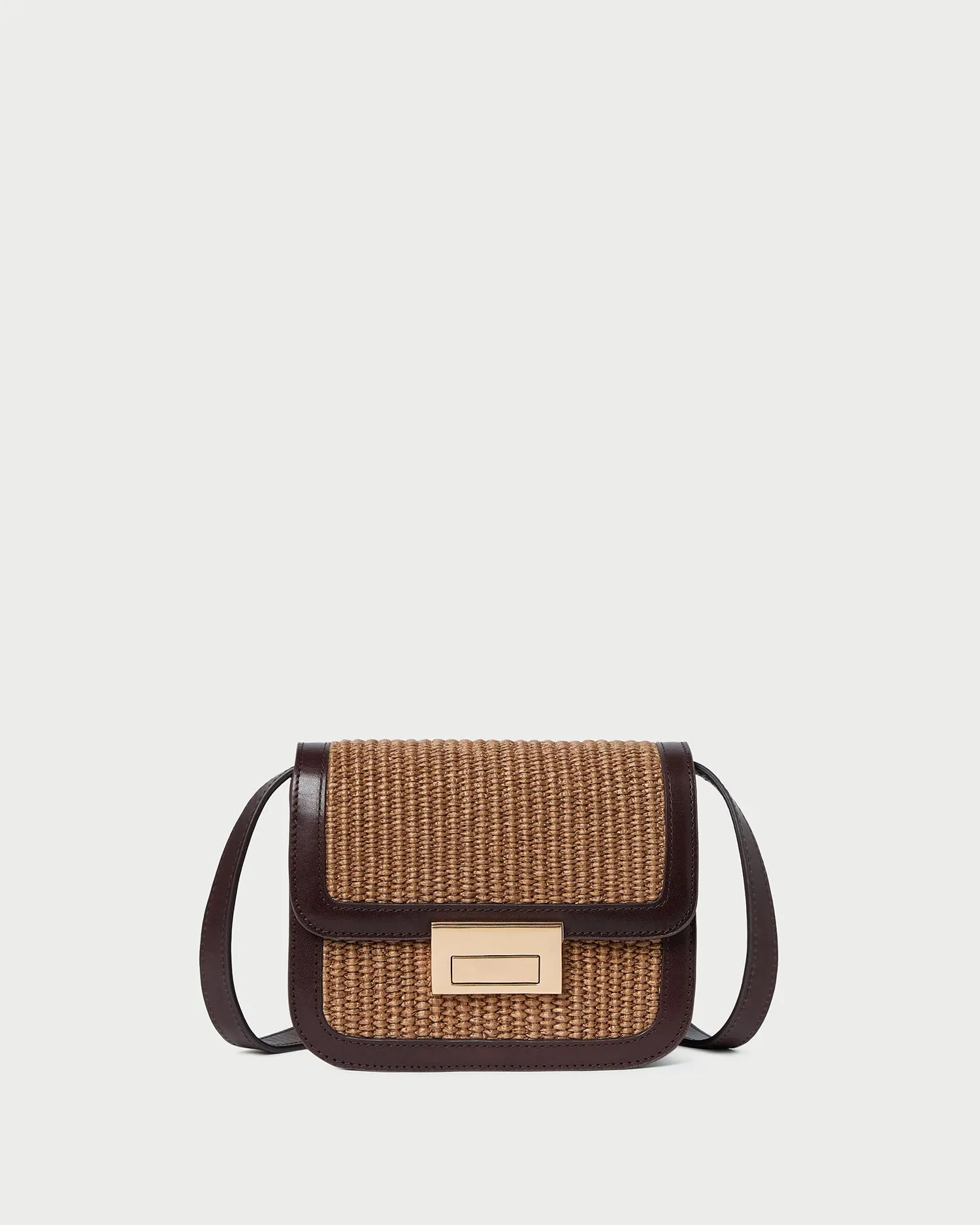 Desi Brown/Espresso Crochet Crossbody