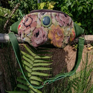 EL DON MANNY PACK WITH JADE - OOAK HUIPIL - EMERALD - NO. 15542