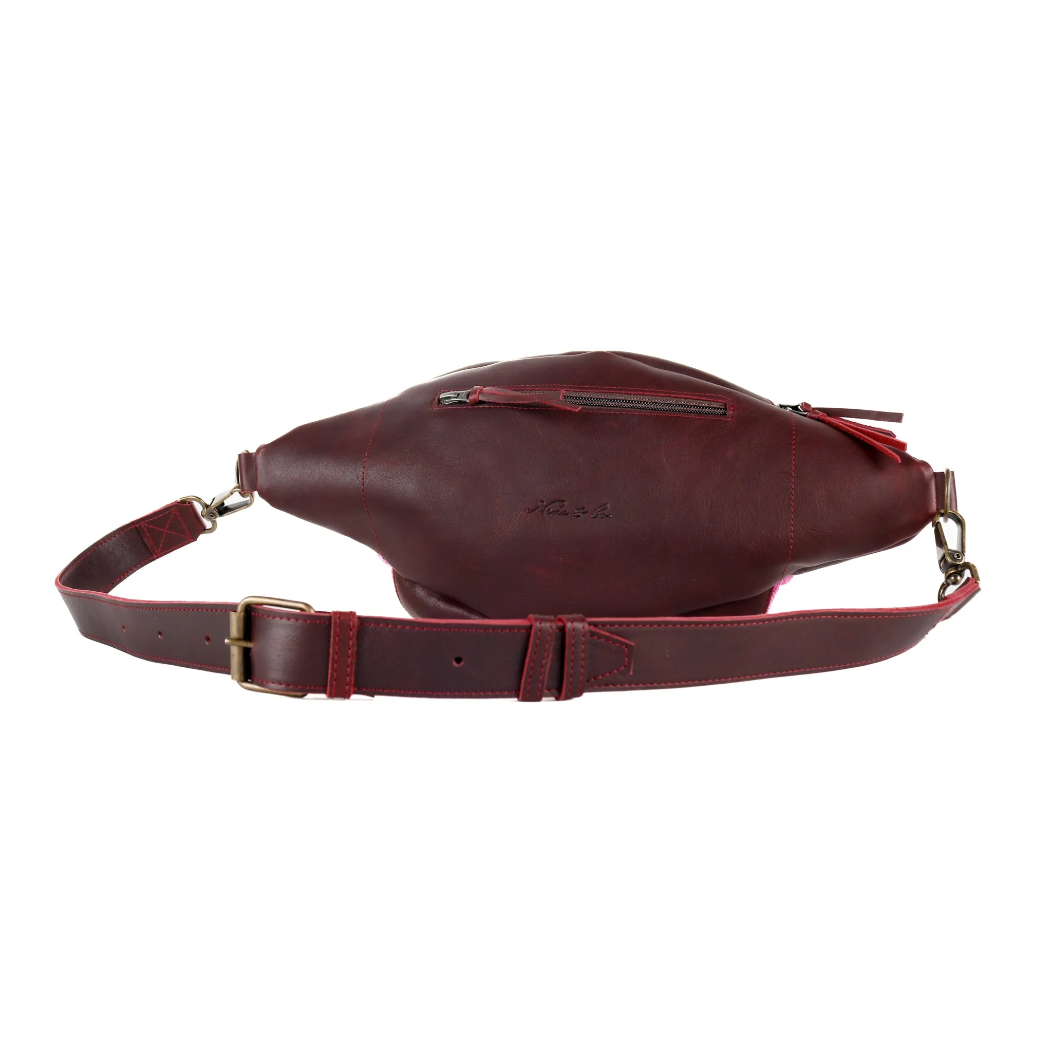 EL DON MANNY PACK WITH JADE - OOAK HUIPIL - VINO TNTO - NO. 15540