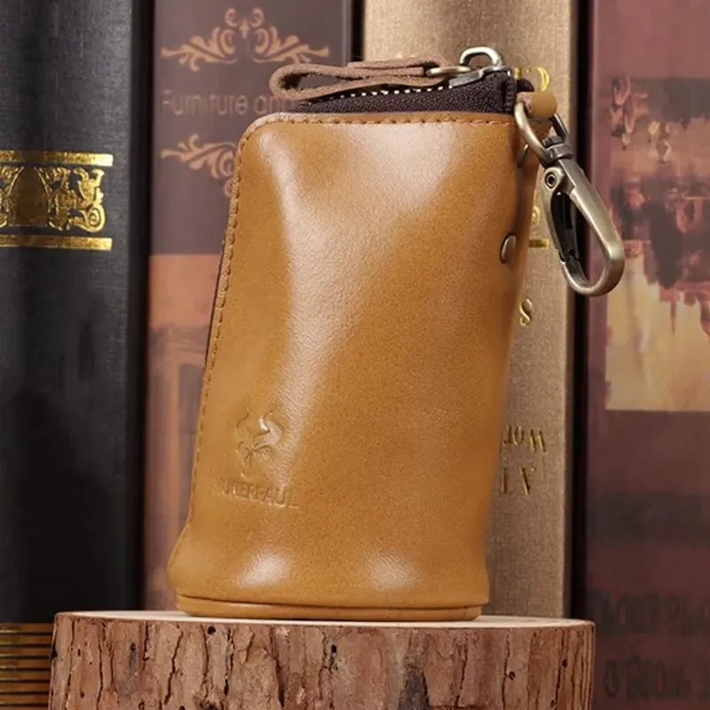 Fashion Zipper Home Keychain Car Key Storage Bag