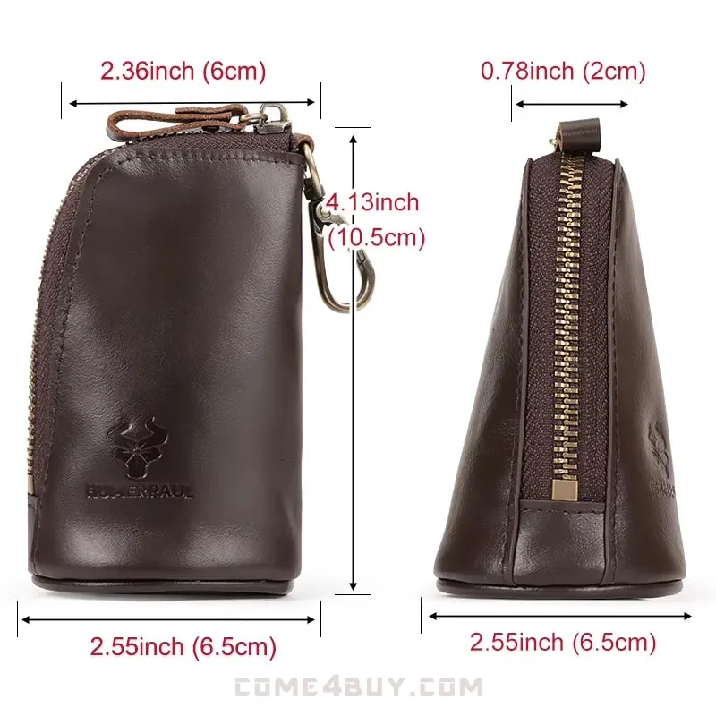 Fashion Zipper Home Keychain Car Key Storage Bag