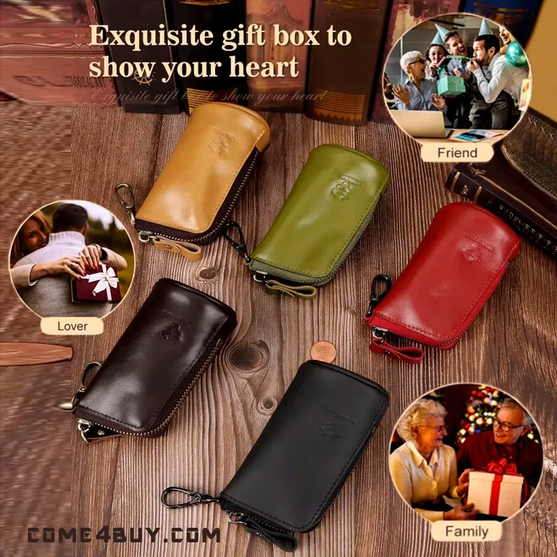 Fashion Zipper Home Keychain Car Key Storage Bag