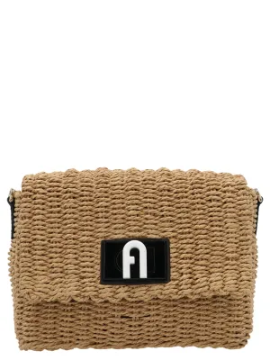 Furla Tracolla 1927 Woven Crossbody Bag
