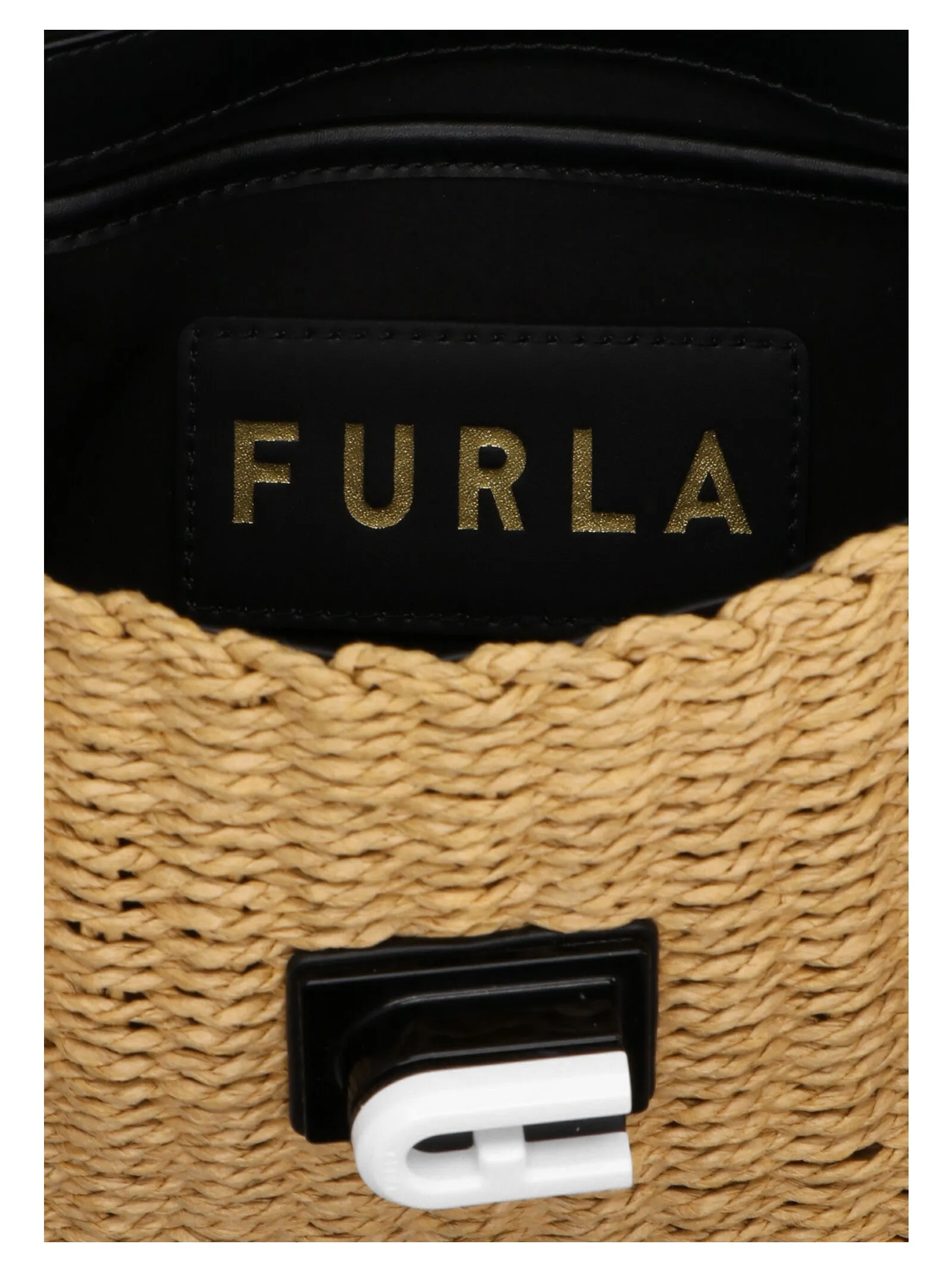 Furla Tracolla 1927 Woven Crossbody Bag