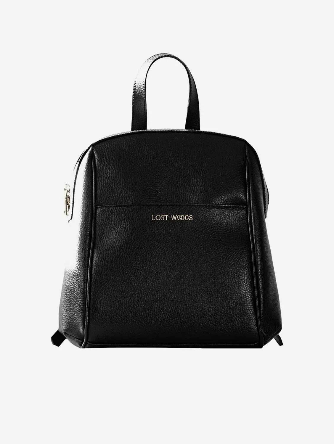 Hazel MIRUM® Leather Vegan Backpack | Black & Silver