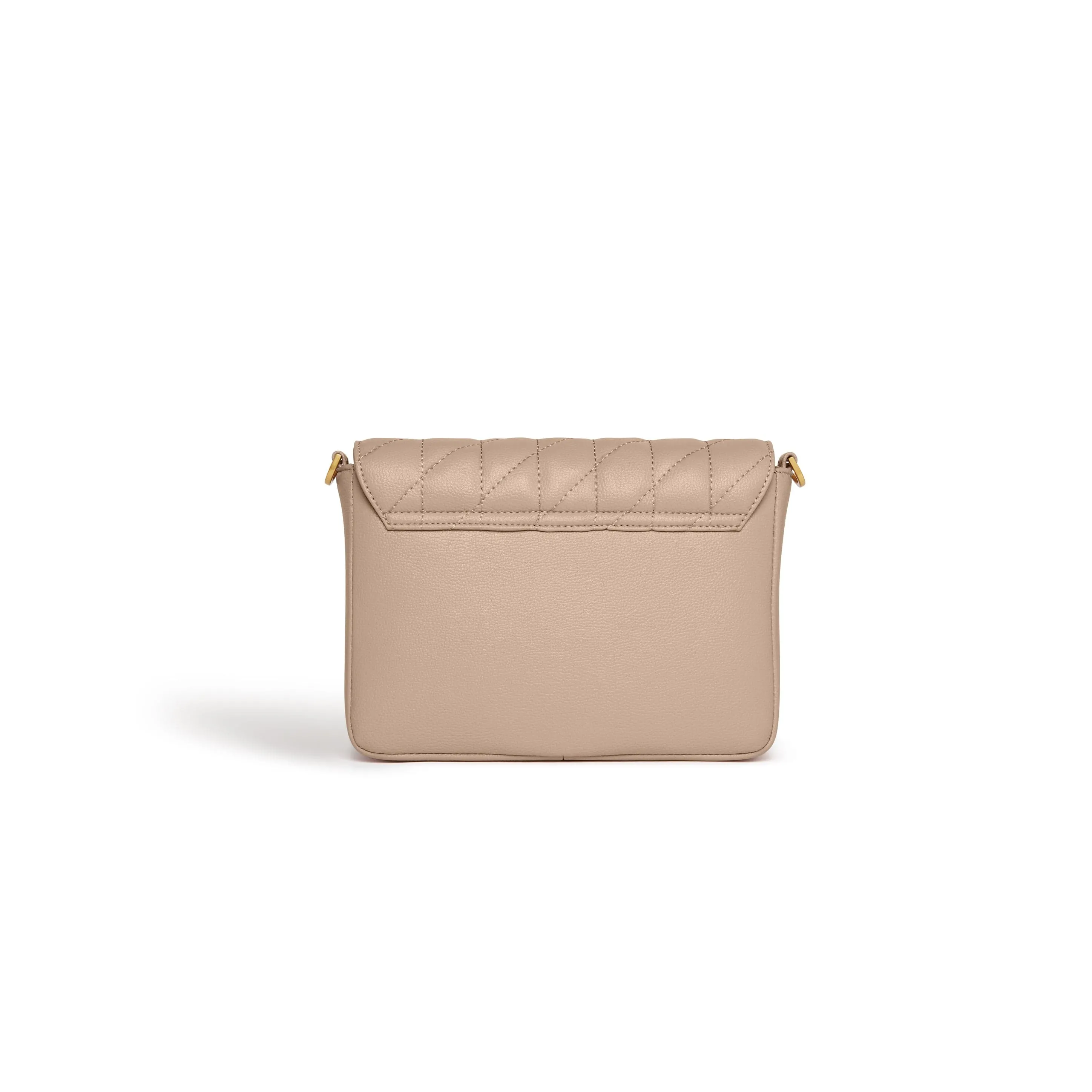 Iris Vegan Leather Shoulder Bag | Beige