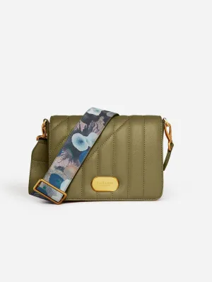 Iris Vegan Leather Shoulder Bag | Green