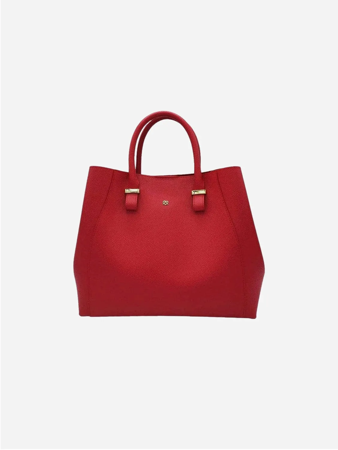 Jane Vegan Leather Handbag | Red