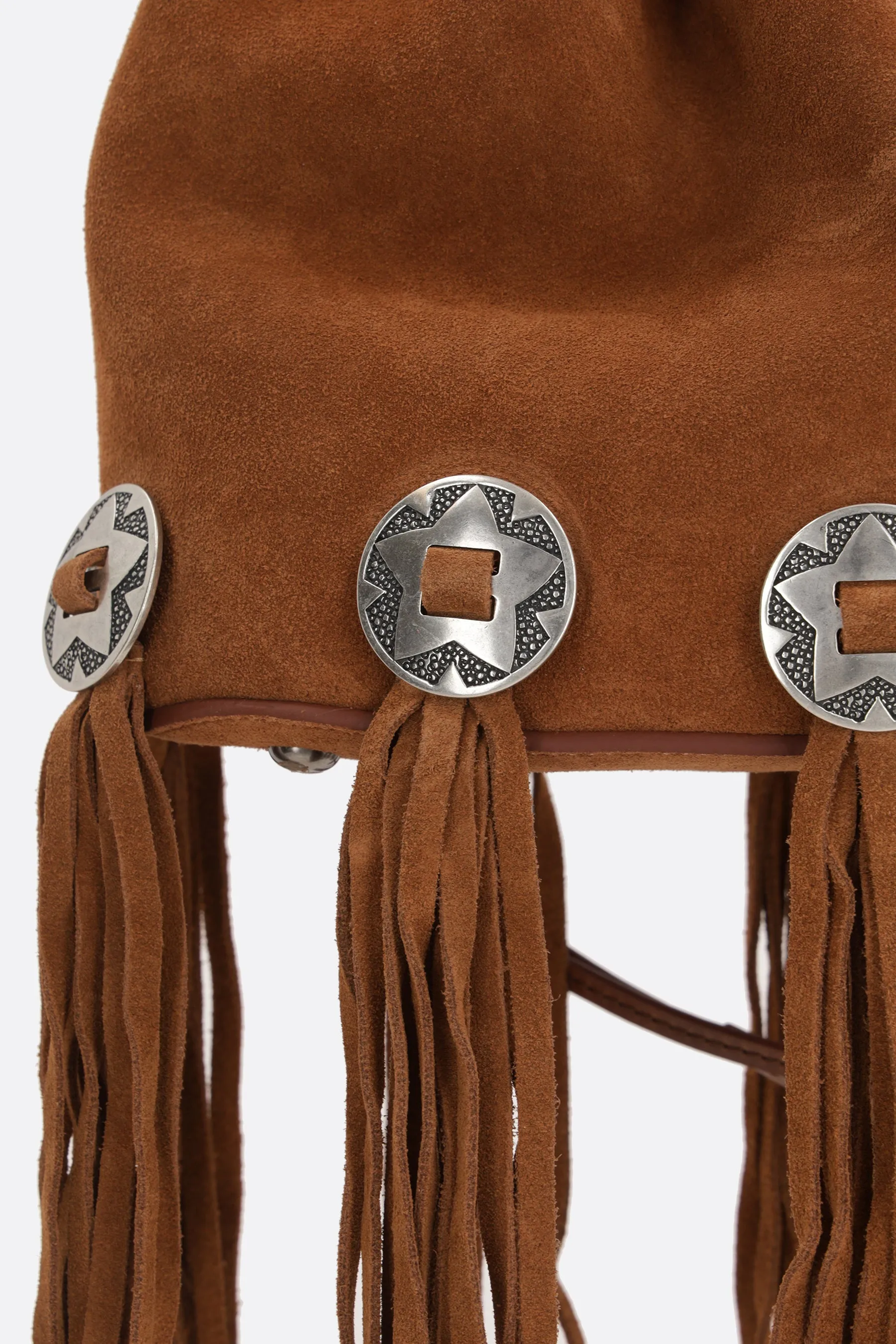 Janis bucket bag in suede