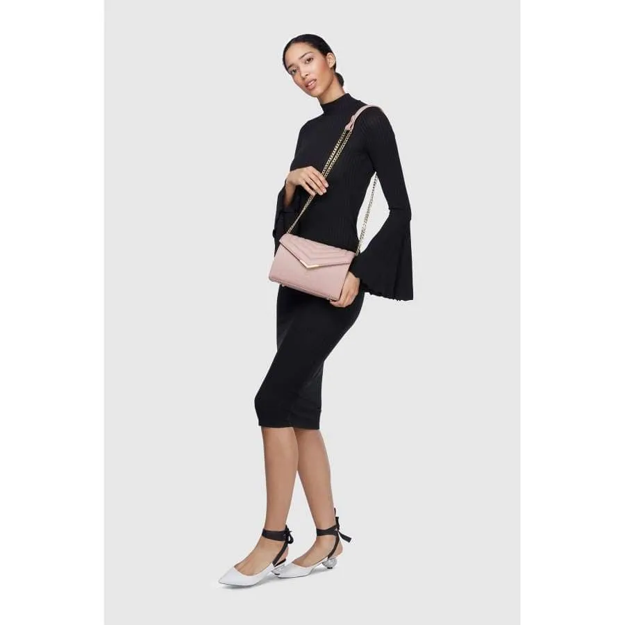 Kensington Vegan Crossbody Bag | Silver