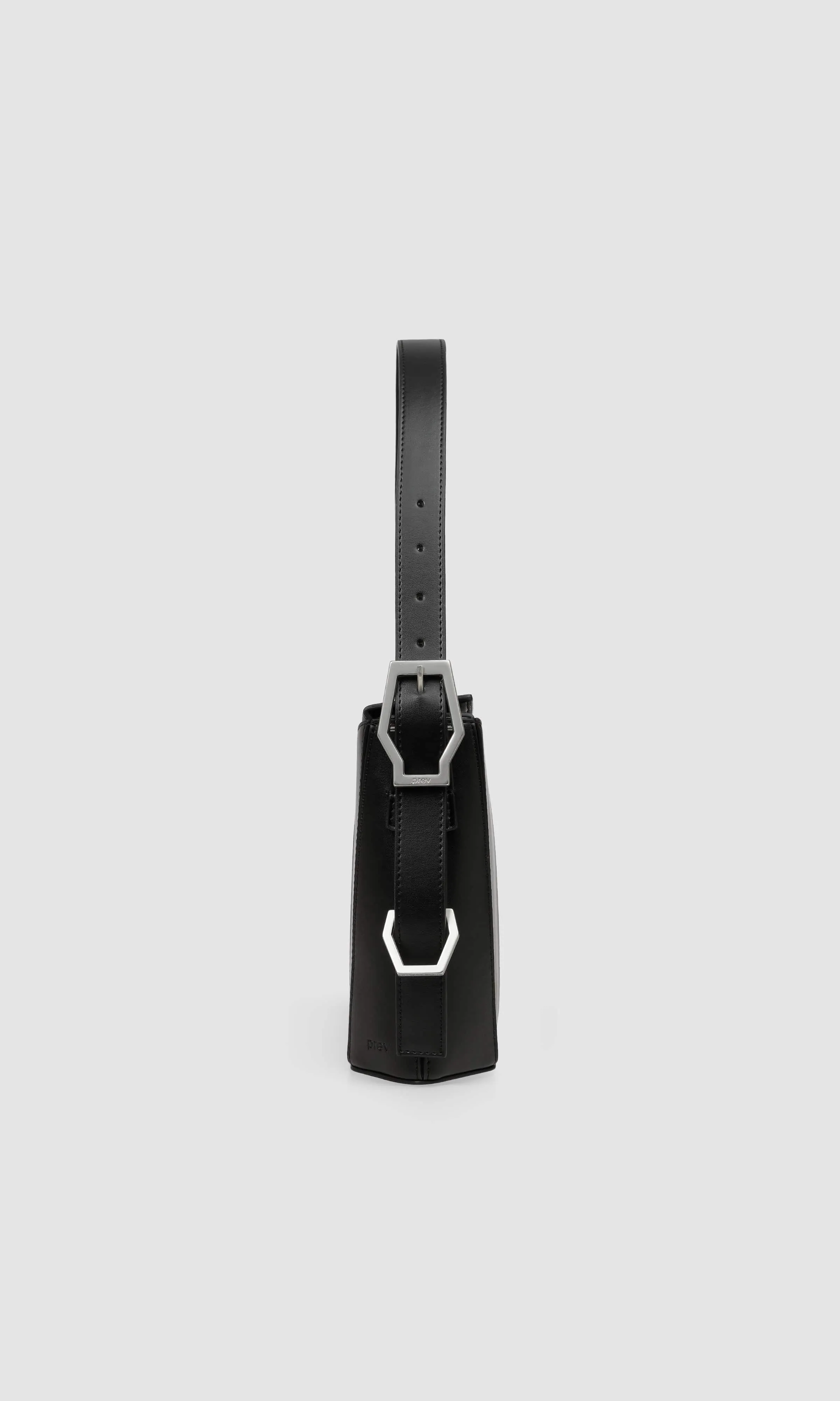 Kiara Vegan Apple Leather Shoulder Bag | Black