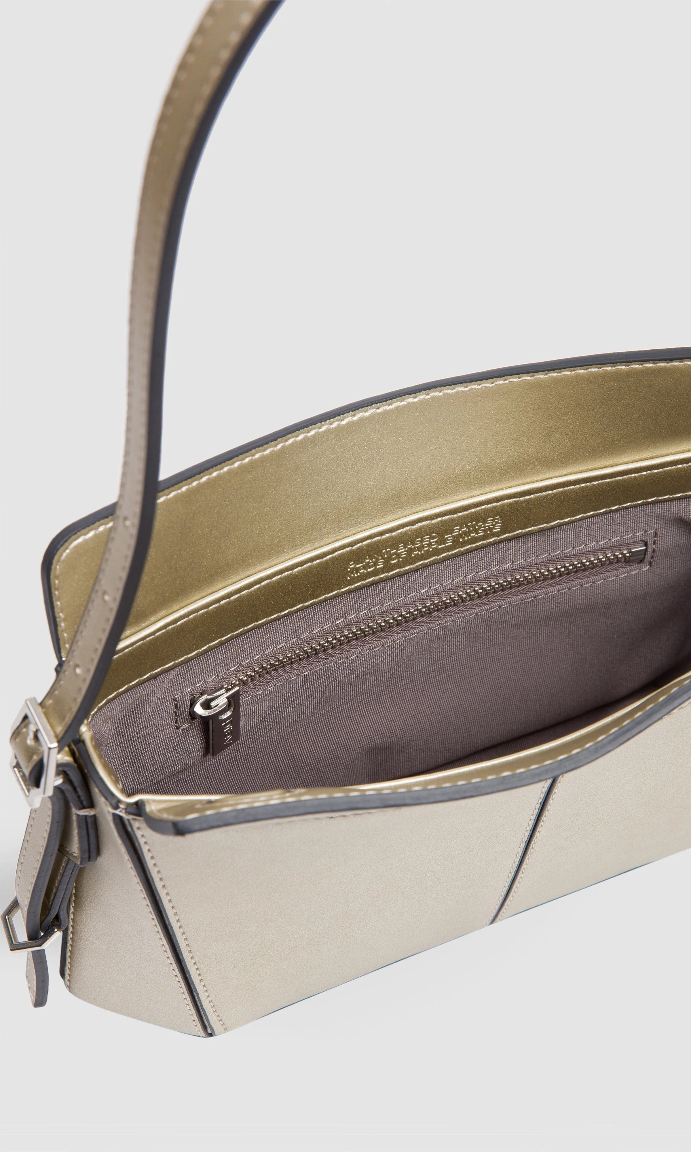 Kiara Women's Apple Leather Vegan Mini Bag | Champagne