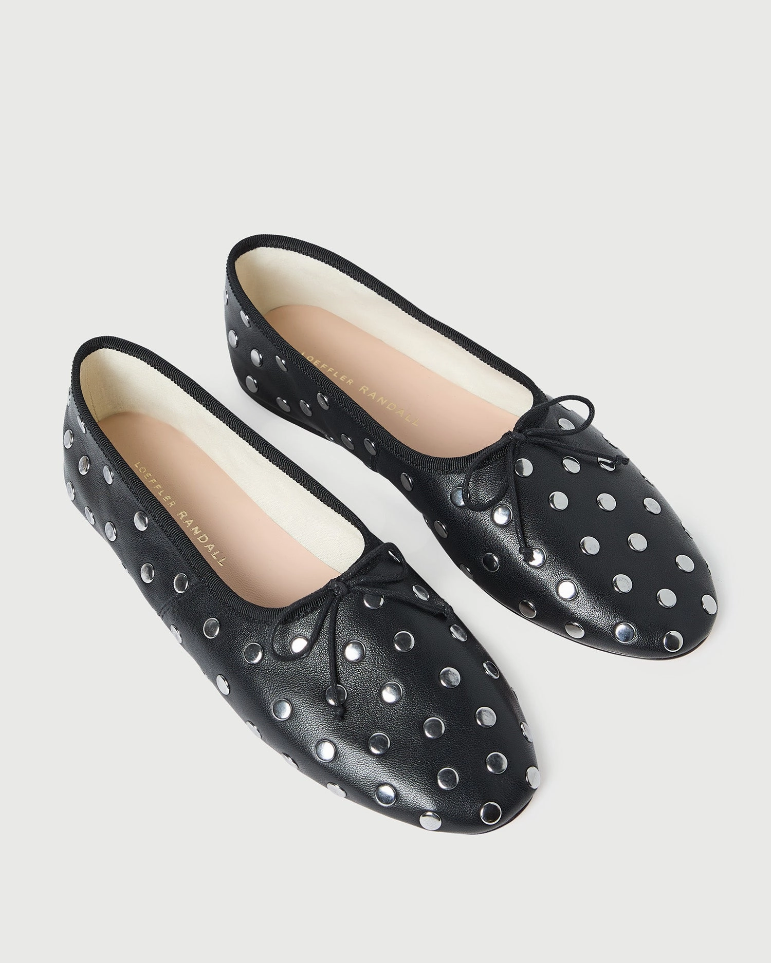 Landon Black/Silver Ballet Flat