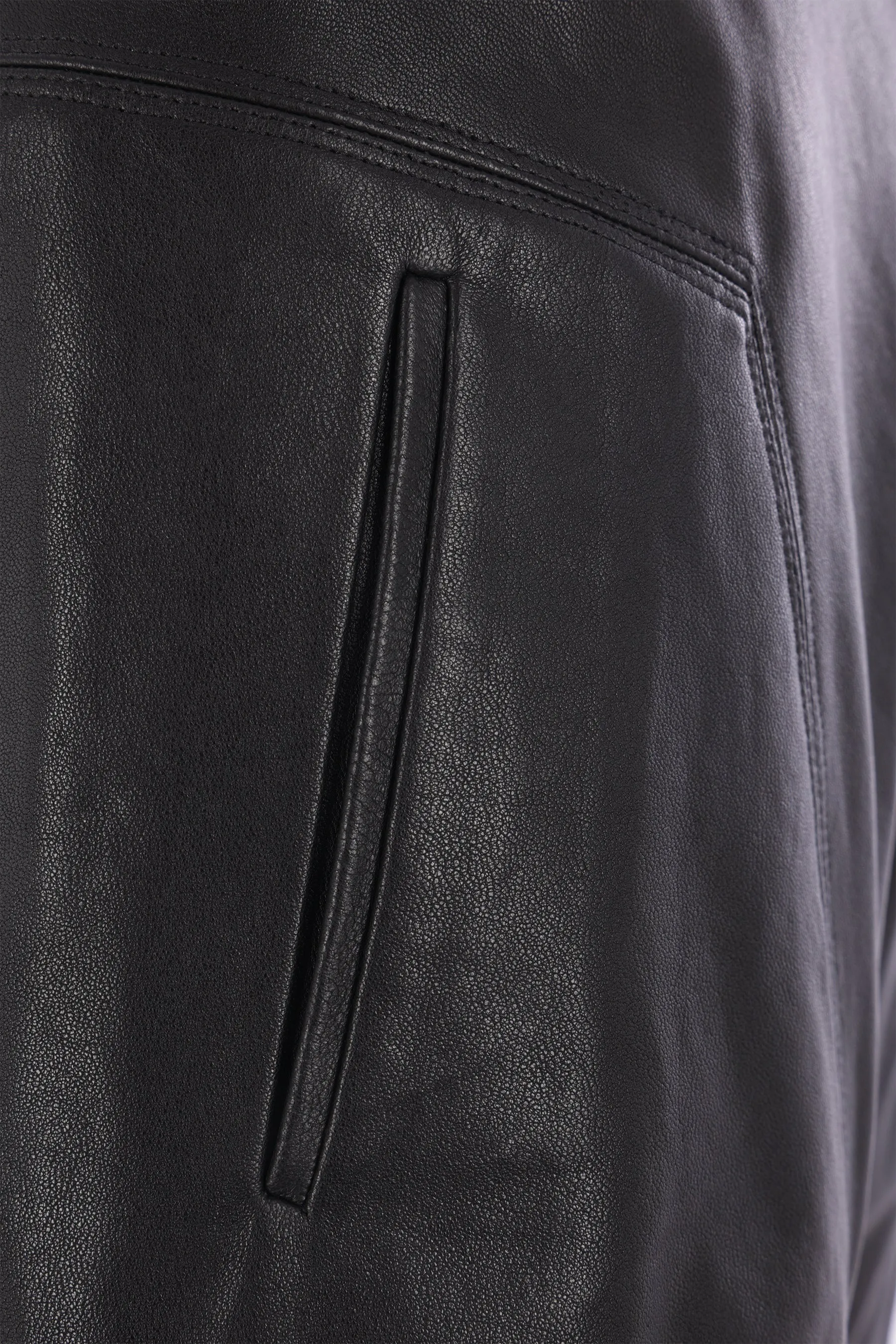 leather and canvas trousers