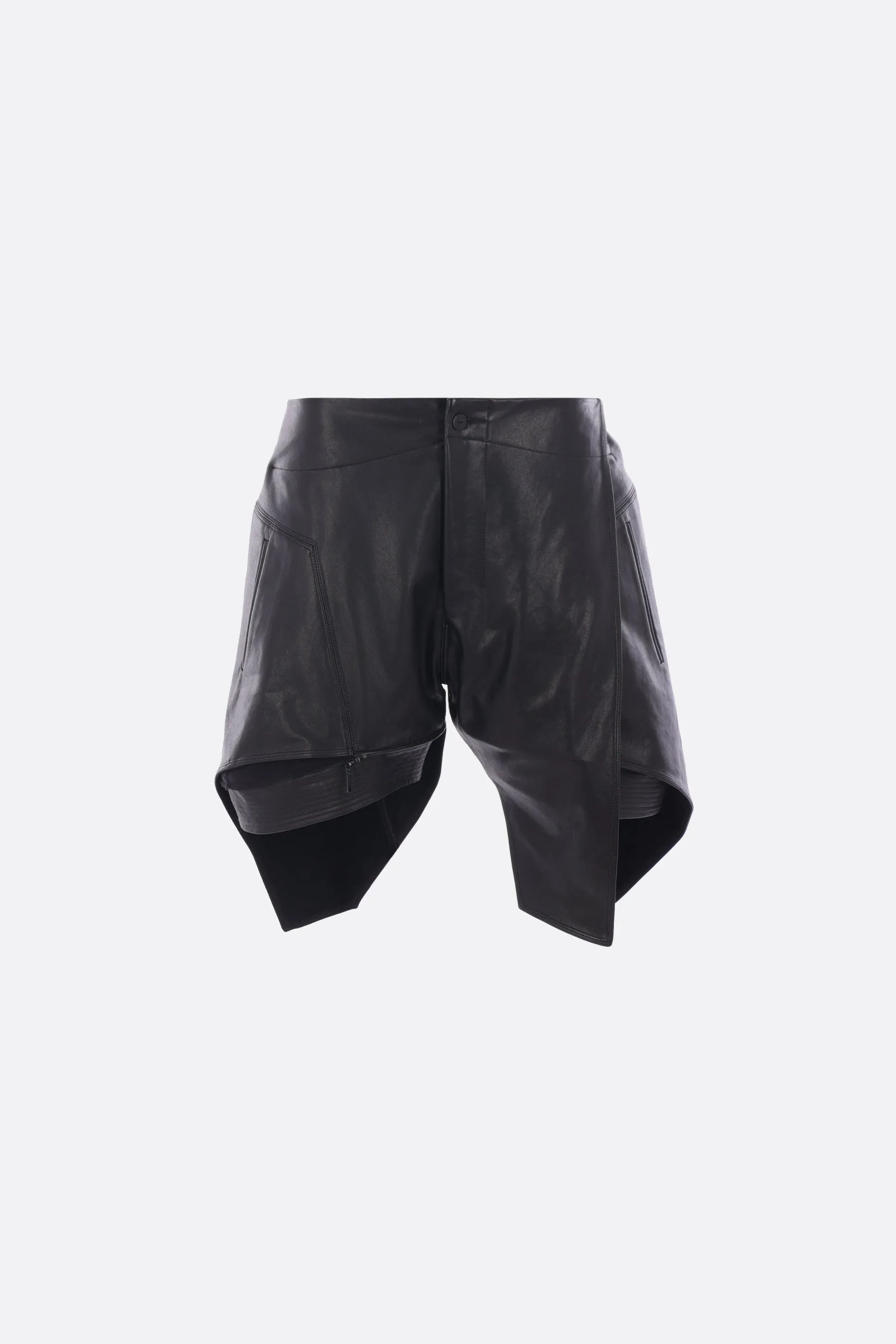 leather and canvas trousers