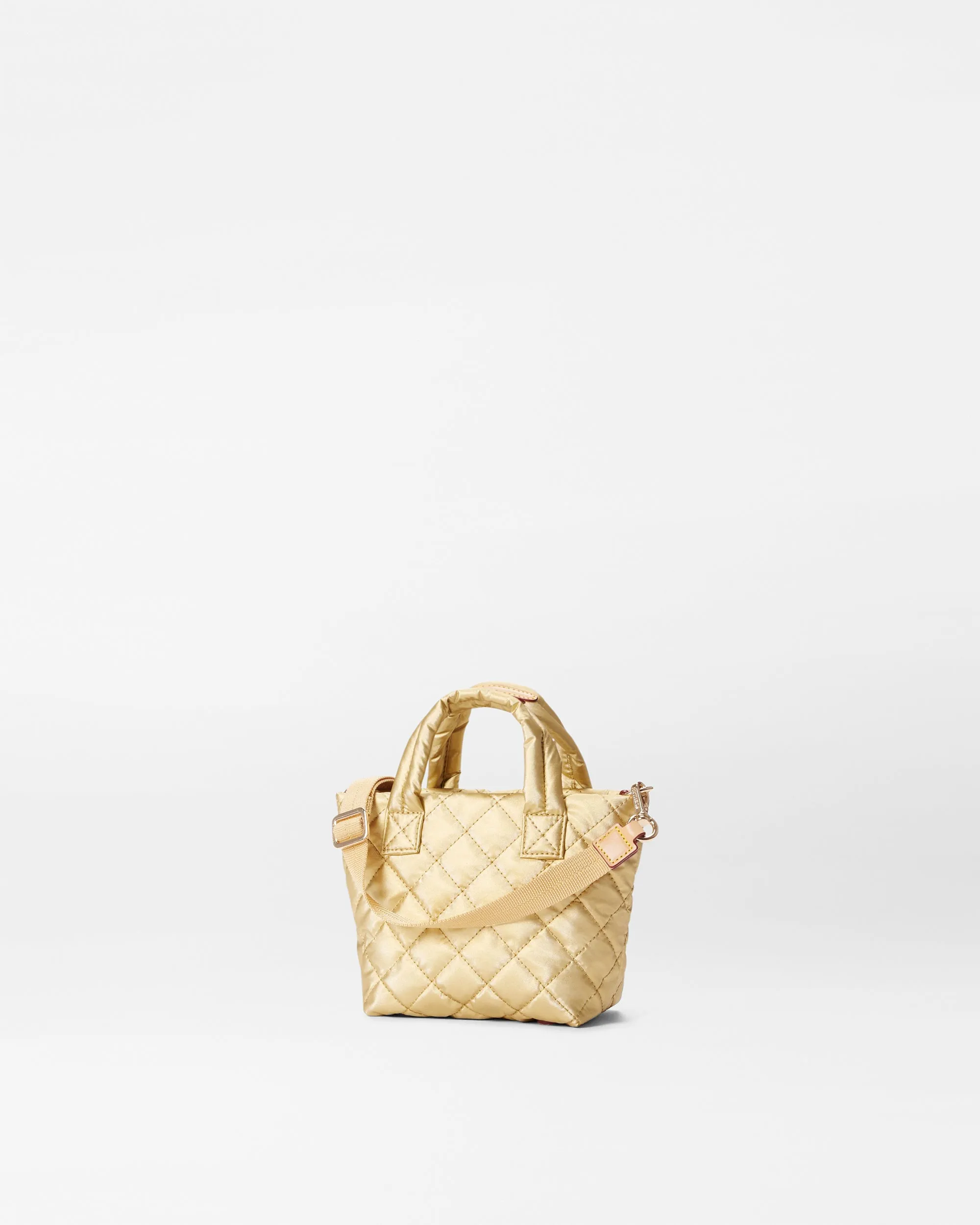 Light Gold Pearl Metallic Petite Metro Tote Deluxe